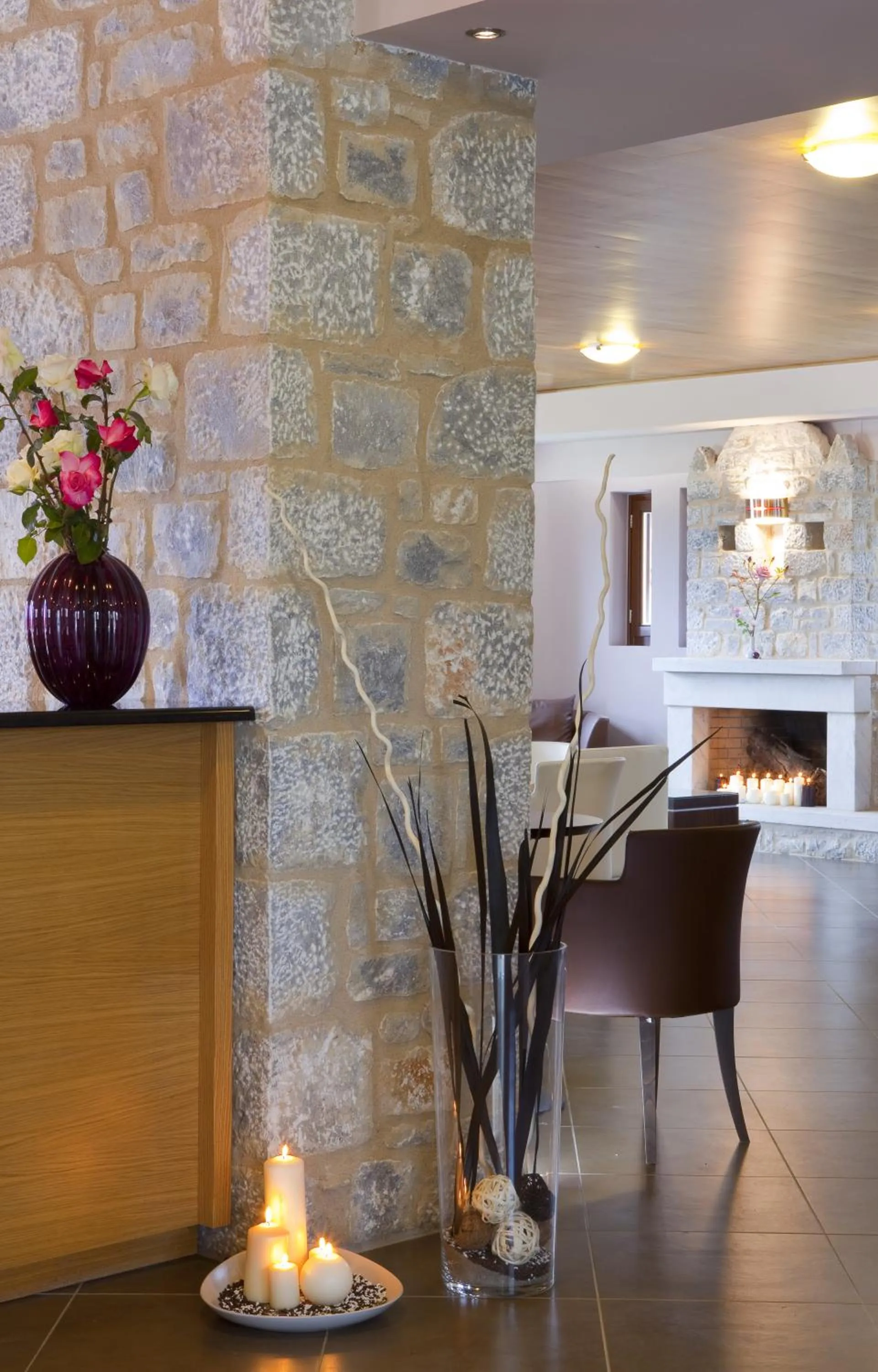 Communal lounge/ TV room in Aktaion Resort