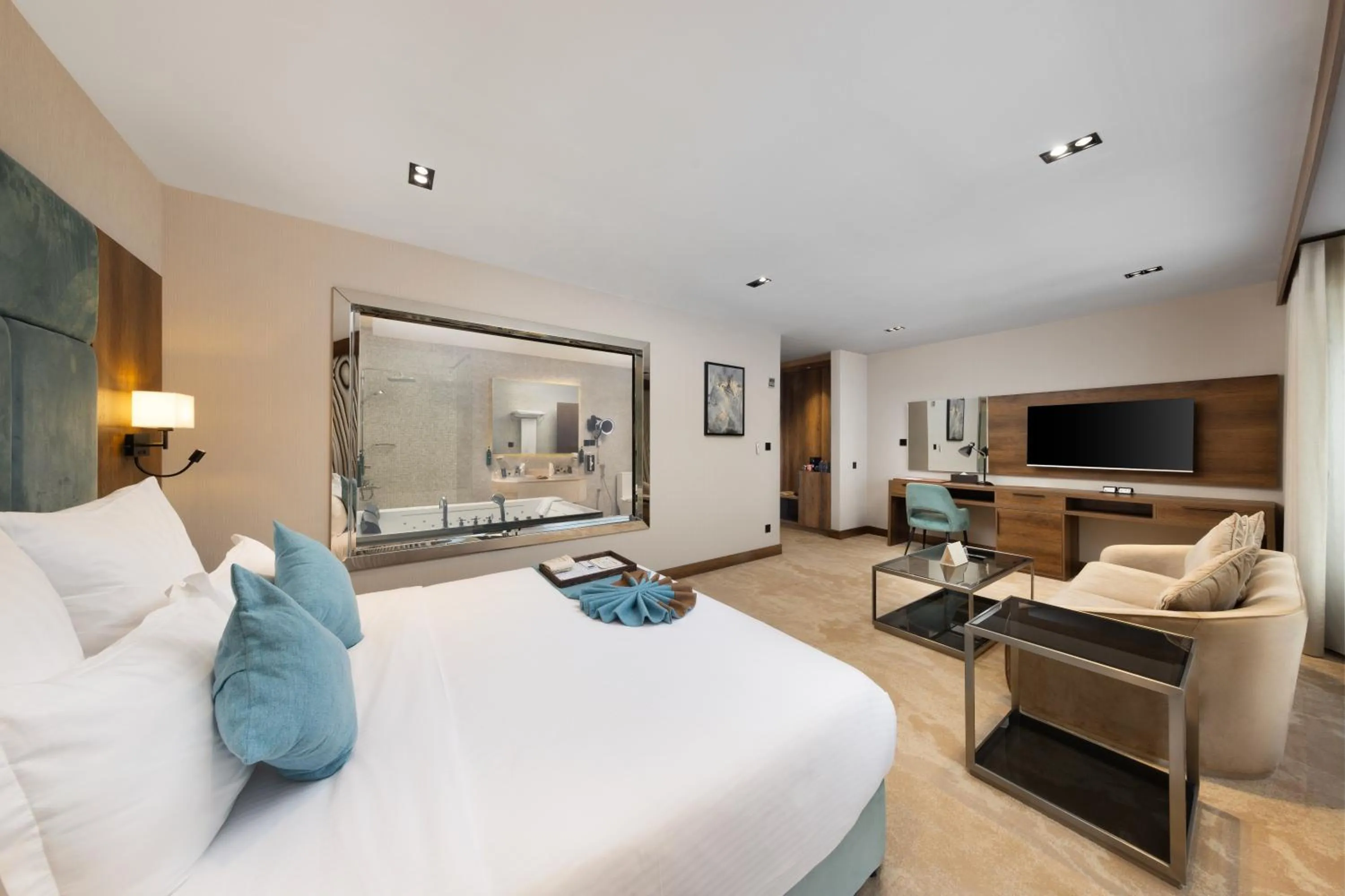 Bed in Madareem Hotel