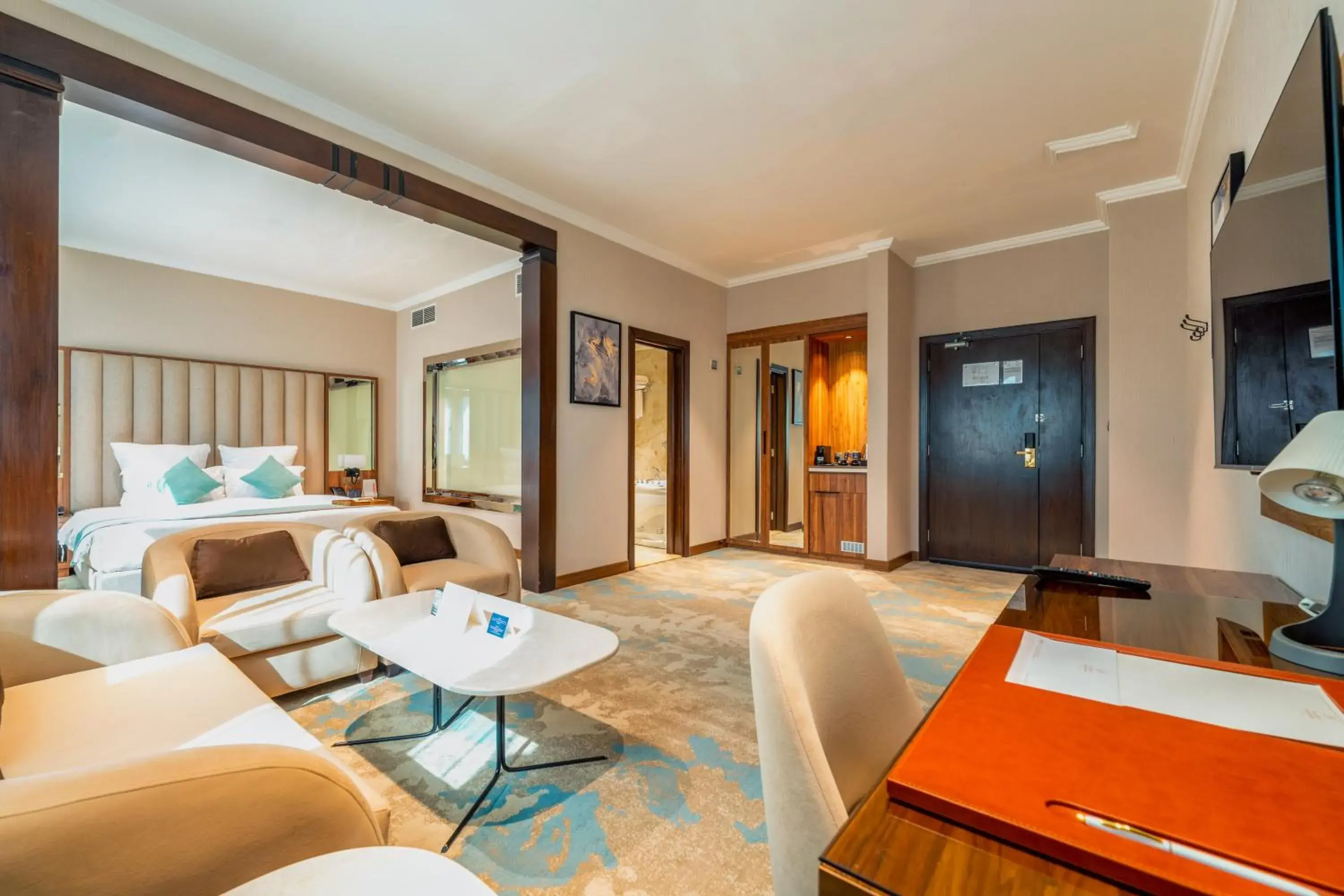 Bed in Madareem Hotel Bed in Madareem Hotel