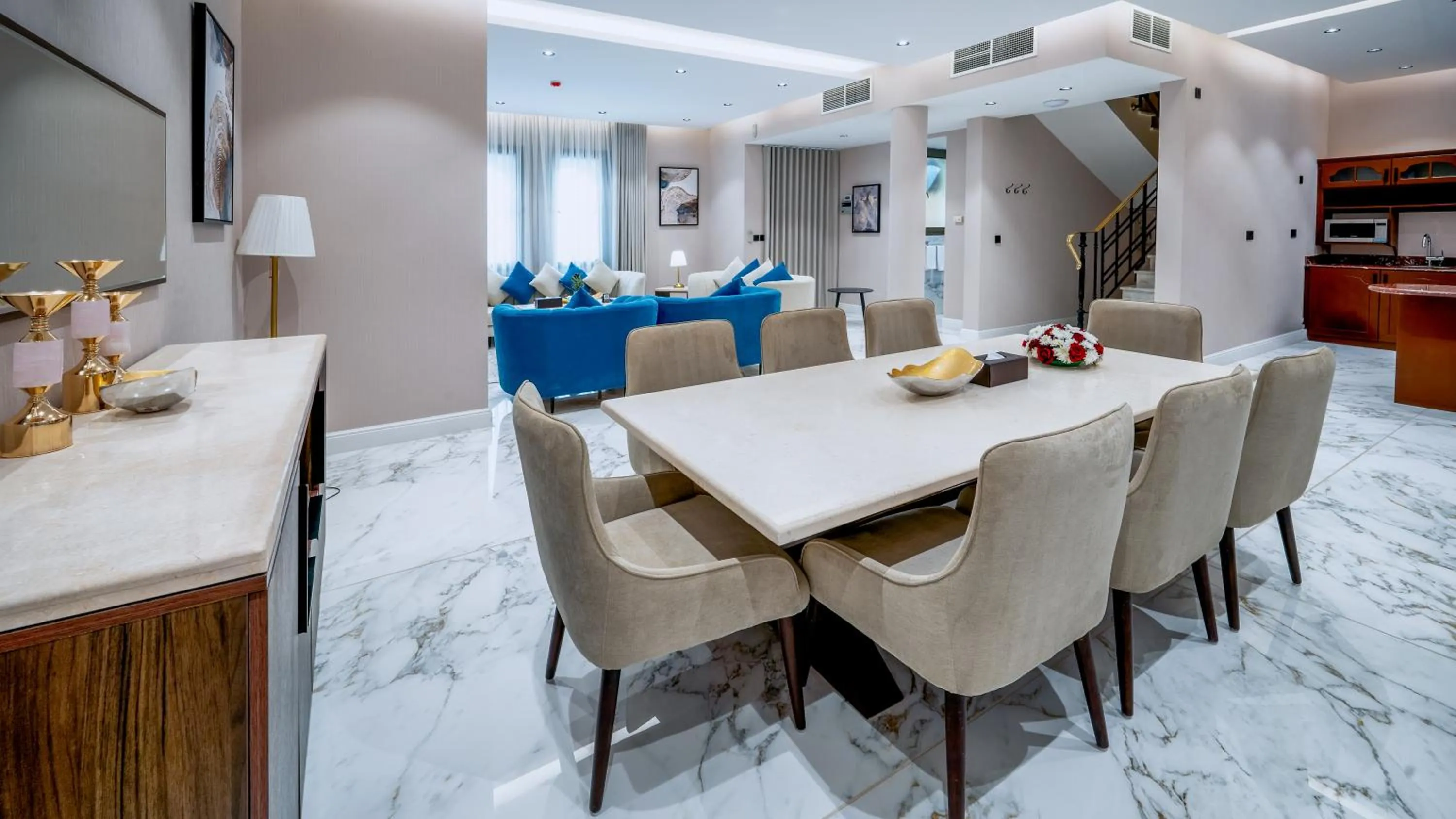 Living room in Madareem Hotel