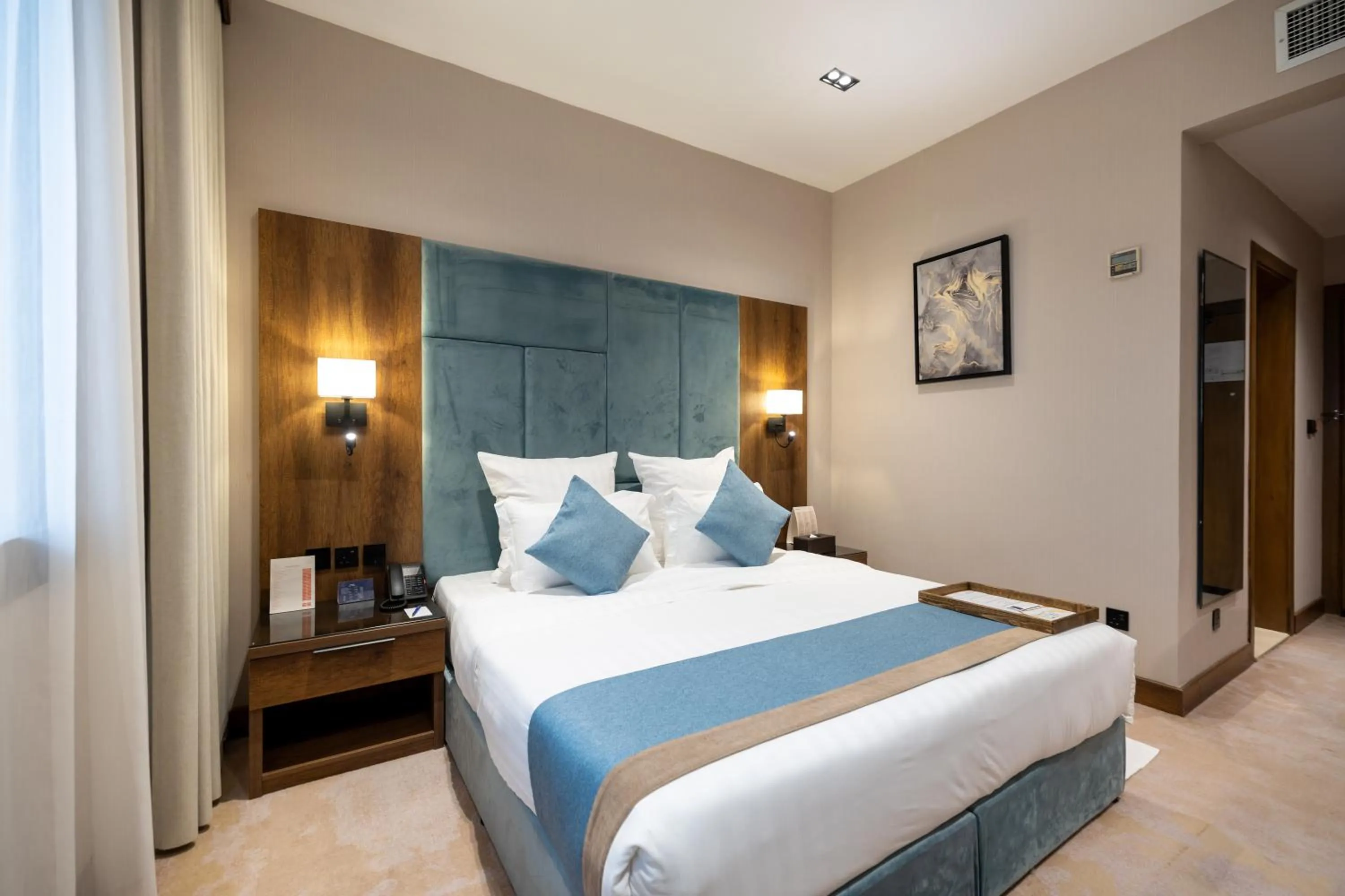 Bed in Madareem Hotel