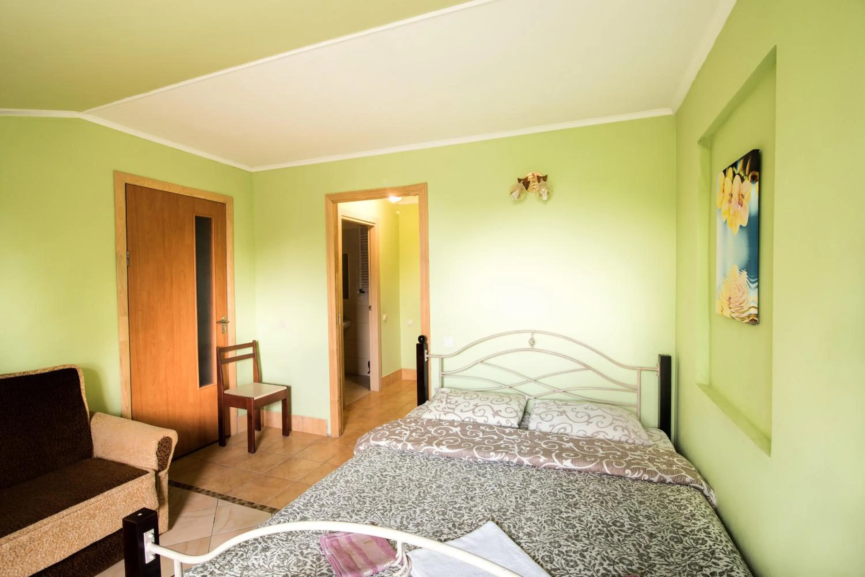 Bed in Inter Hotel