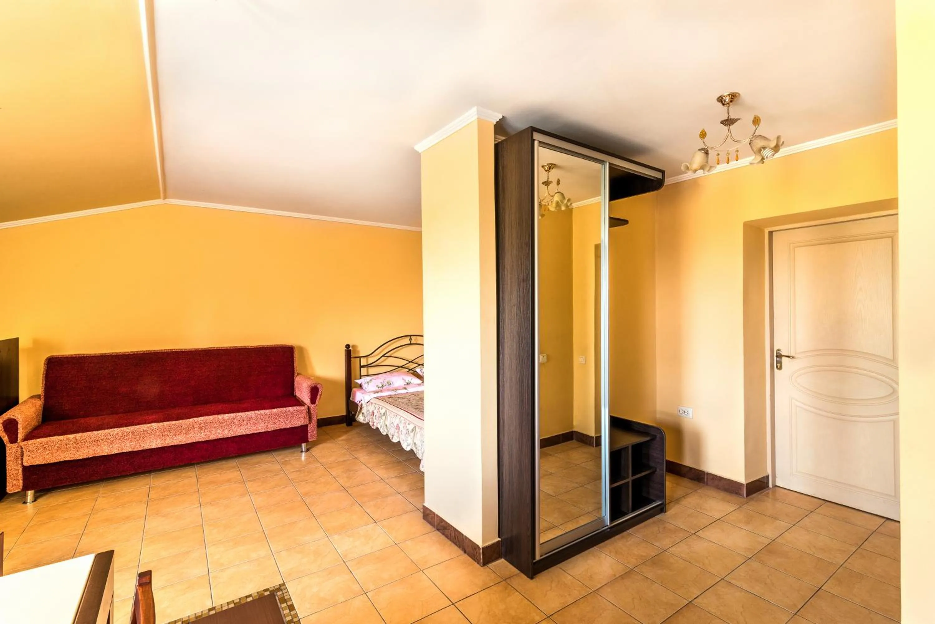 Bed in Inter Hotel