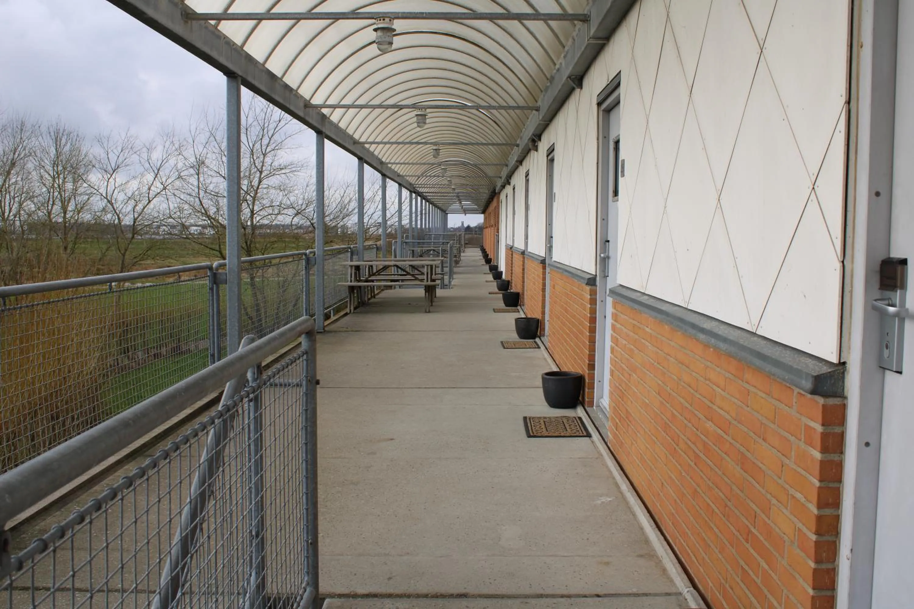 Balcony/Terrace in Hostel Herning