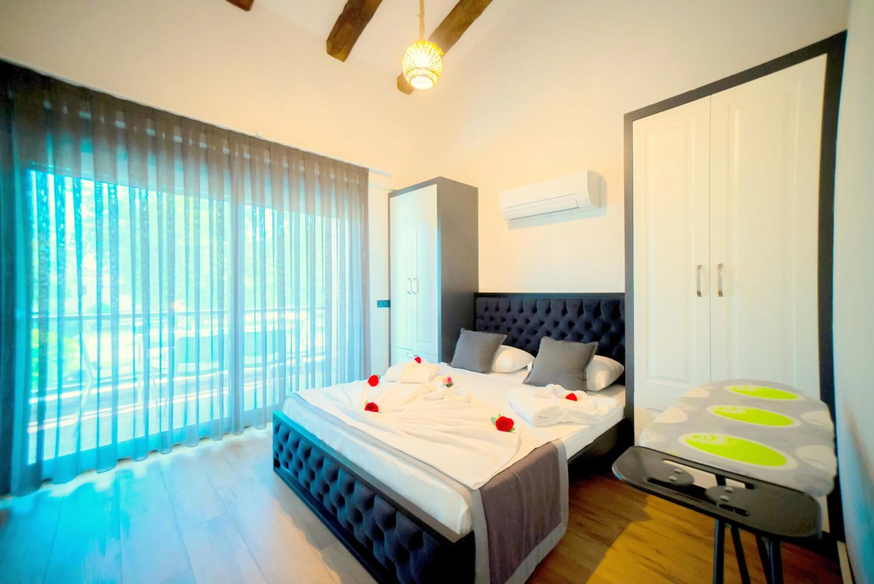 Bed in Sweet Home Kemer Apartments