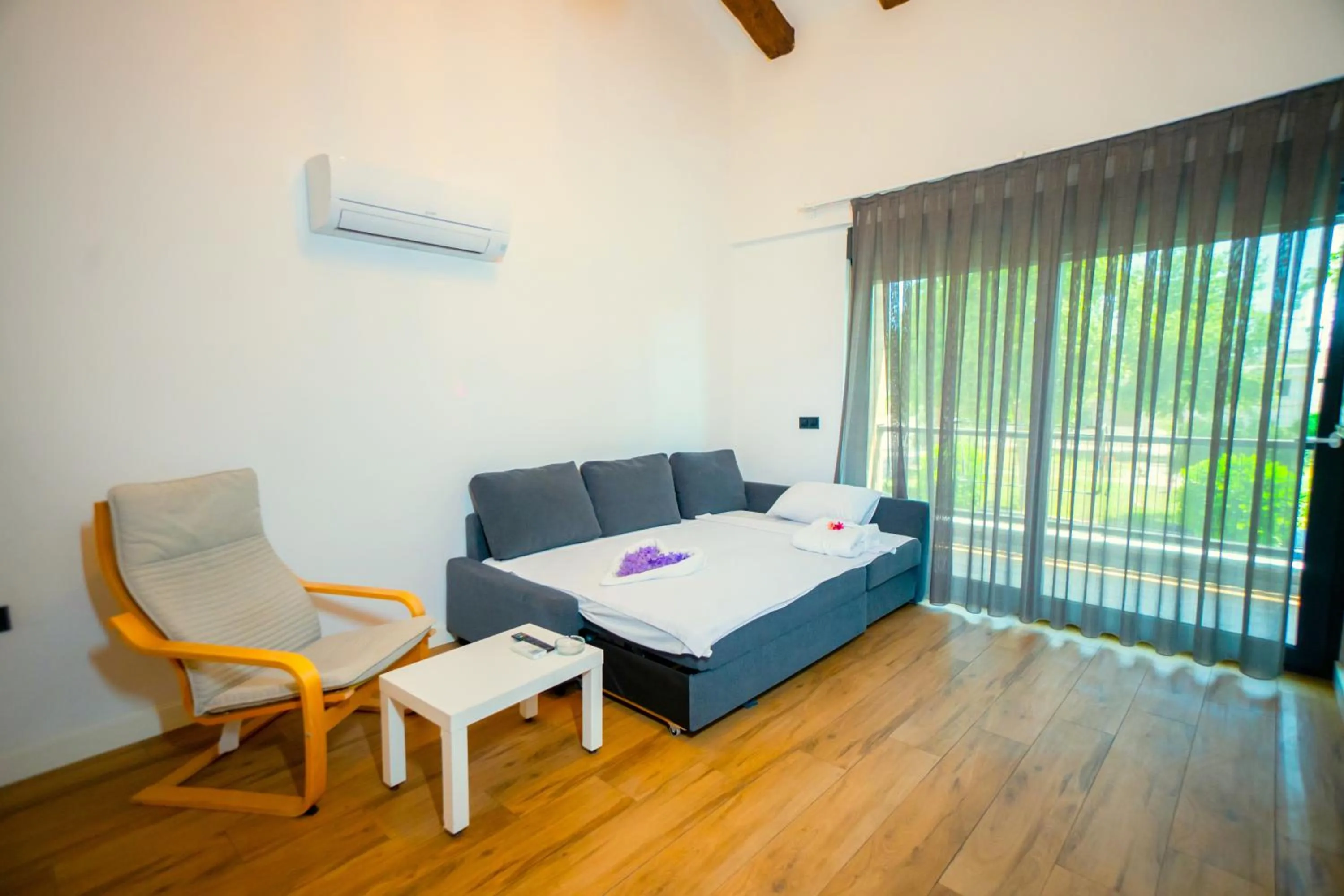 Bed in Sweet Home Kemer Apartments