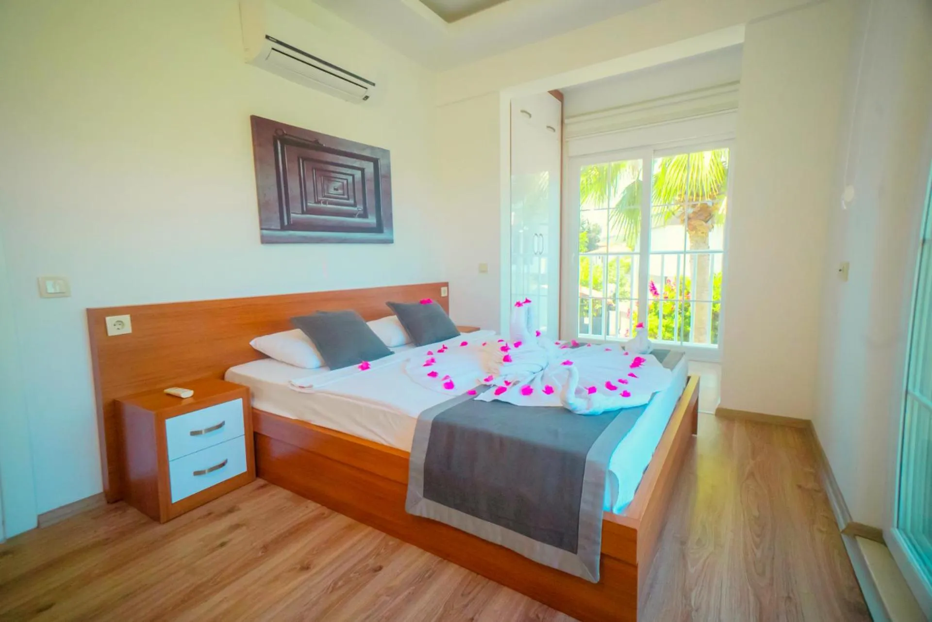 Bedroom, Bed in Sweet Home Kemer Apartments