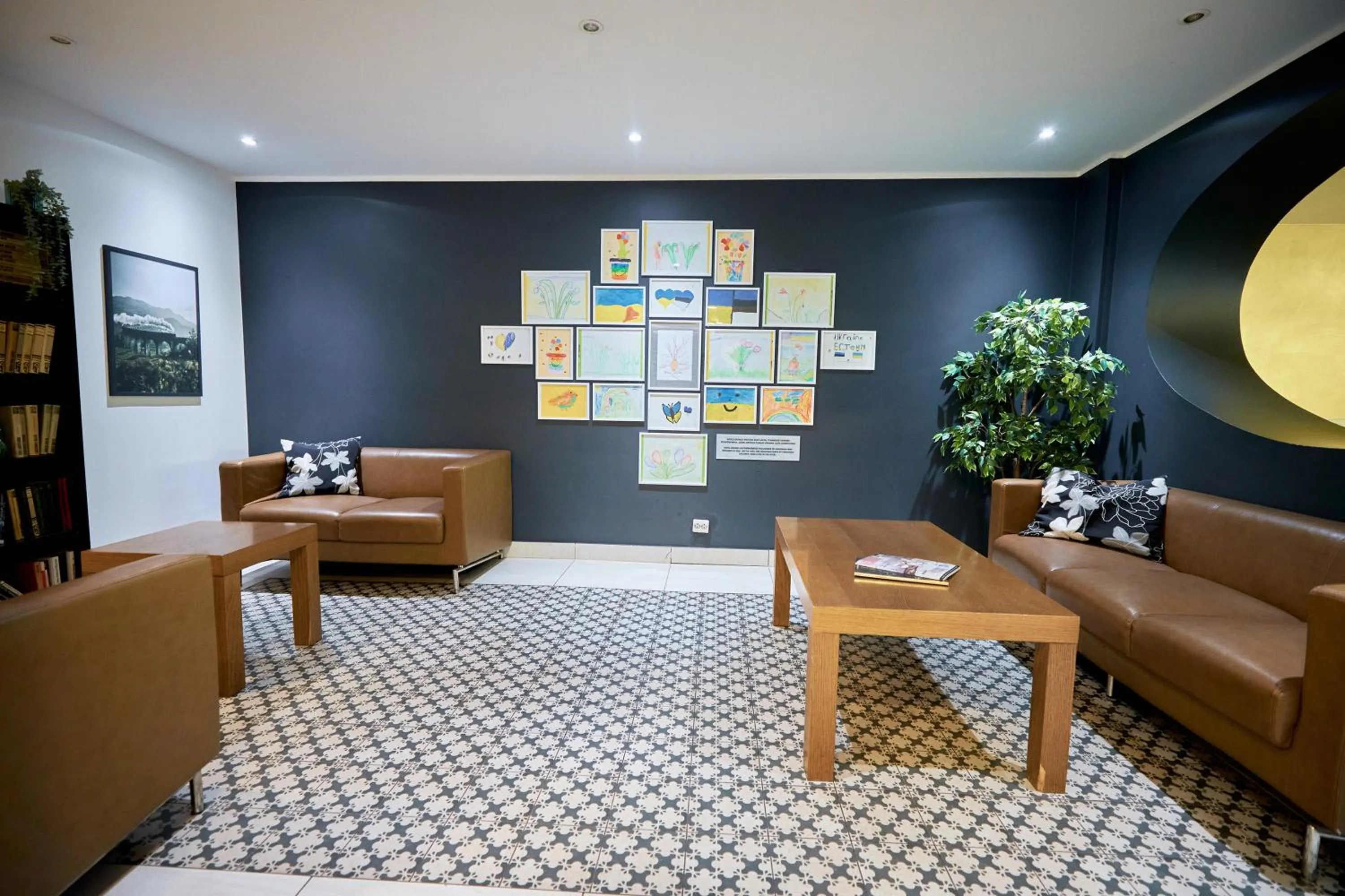 Decorative detail in Hotel Dzingel