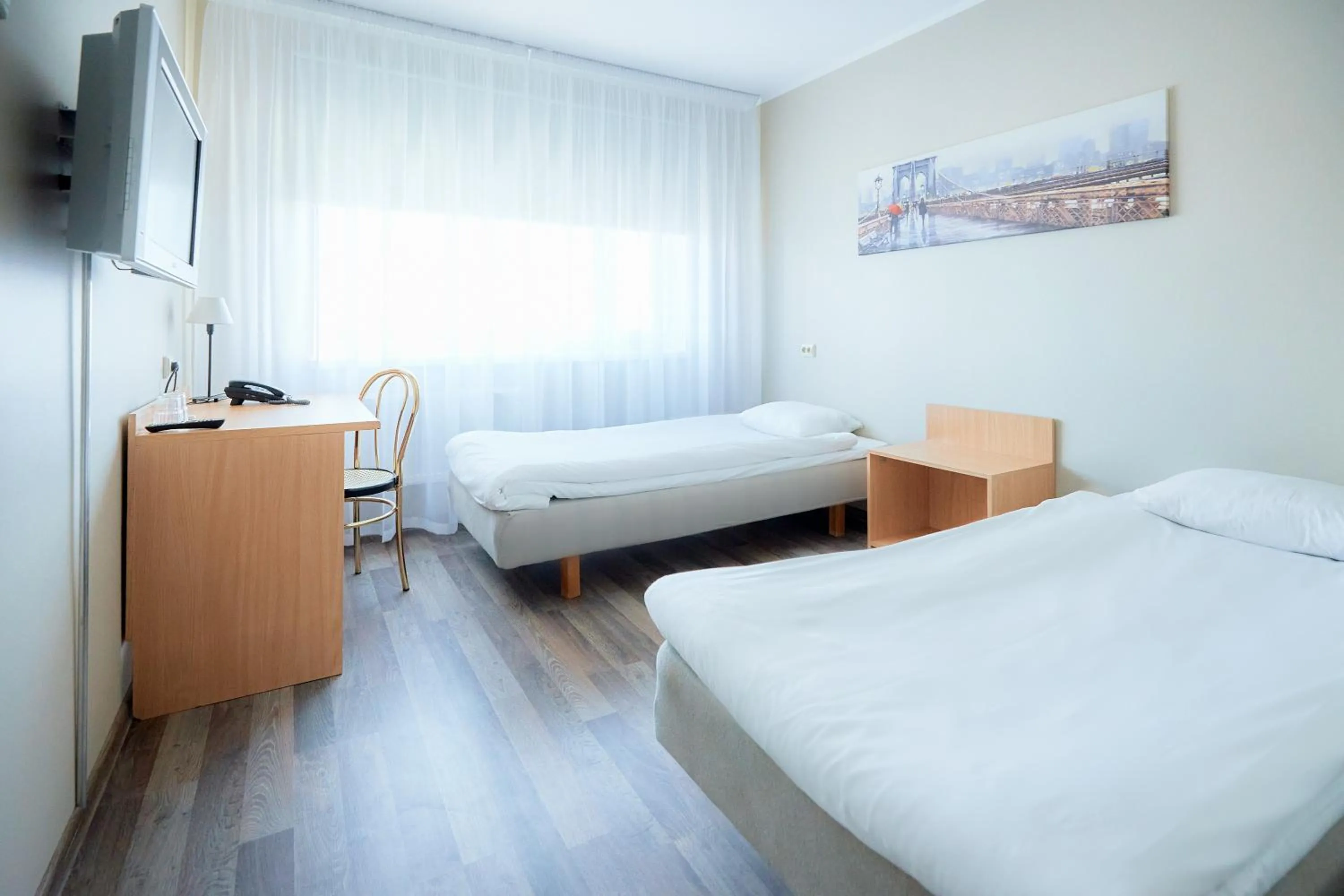 Bed in Hotel Dzingel