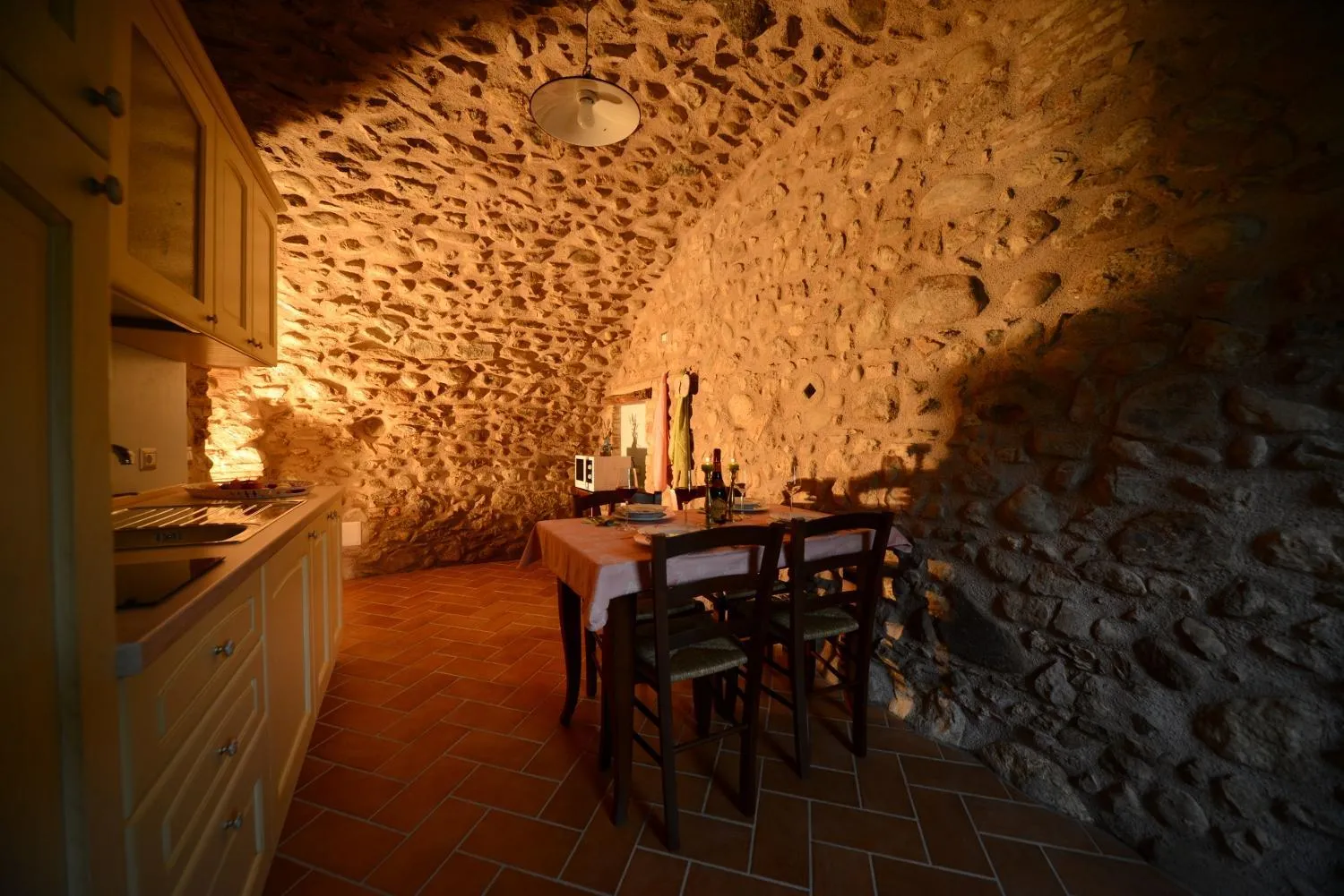 Kitchen or kitchenette in Corte Davini Agriturismo