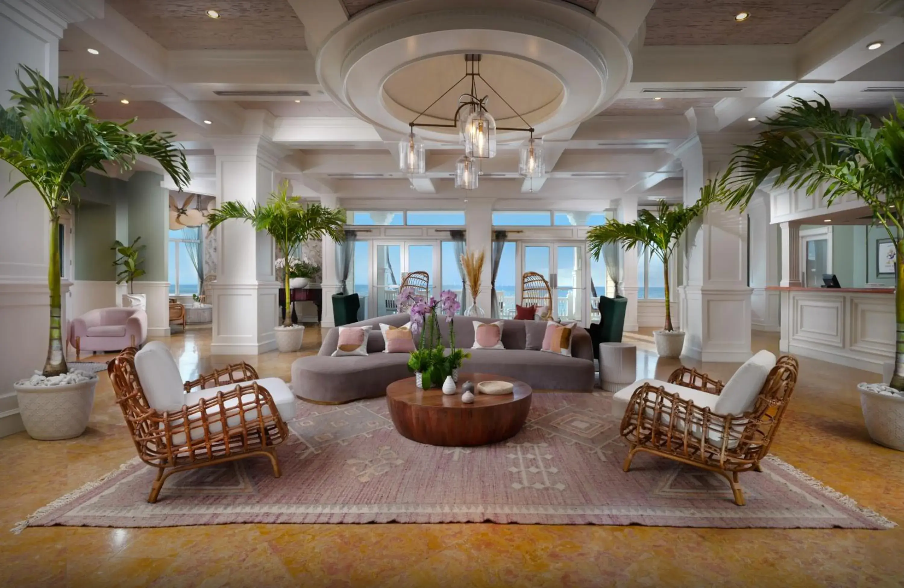 Lobby or reception in Pelican Grand Beach Resort, a Noble House Resort Lobby or reception in Pelican Grand Beach Resort, a Noble House Resort