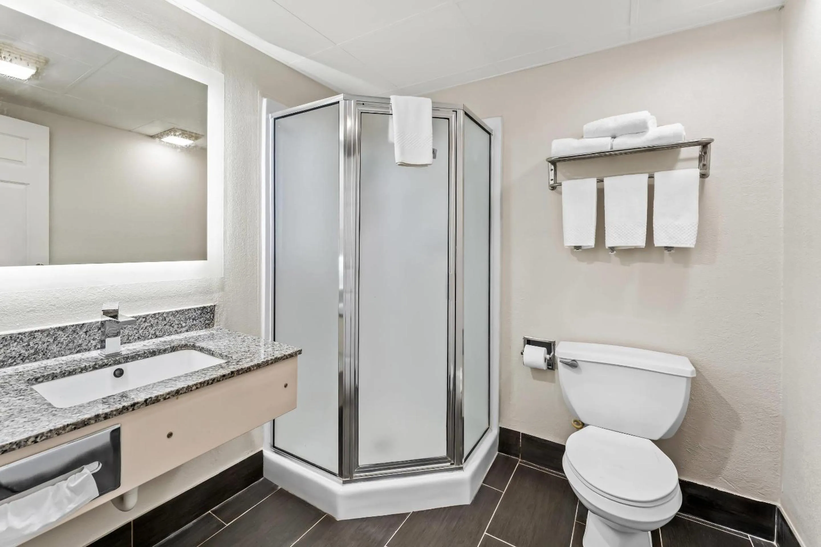 Bedroom in Quality Inn & Suites near Robins Air Force Base