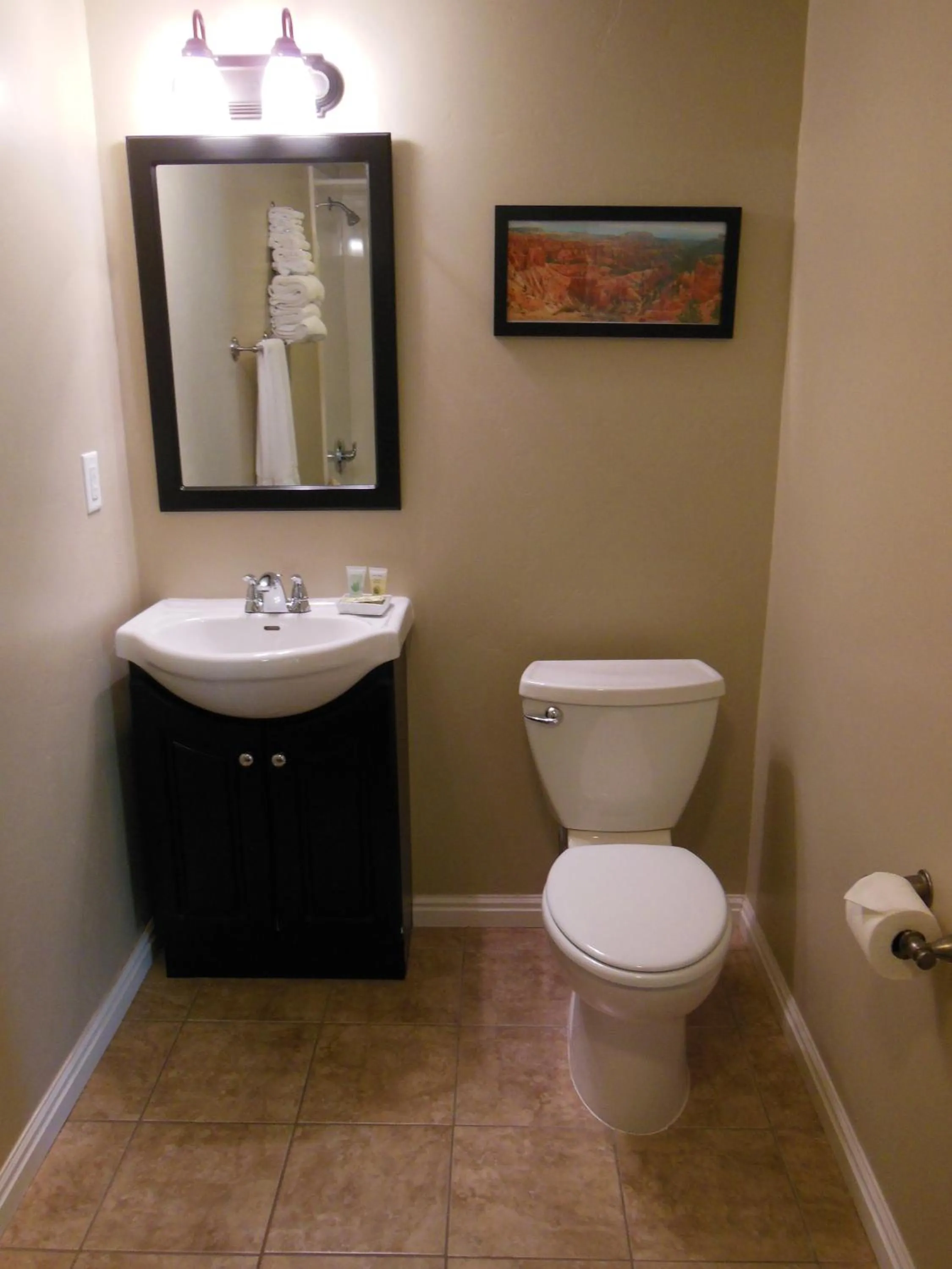 Bathroom in The Riverside Ranch Motel and RV Park Southern Utah