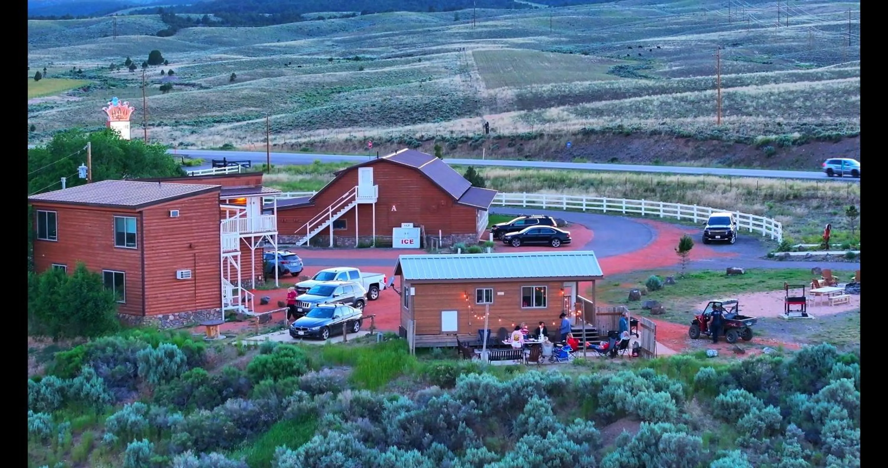 Property building in The Riverside Ranch Motel and RV Park Southern Utah