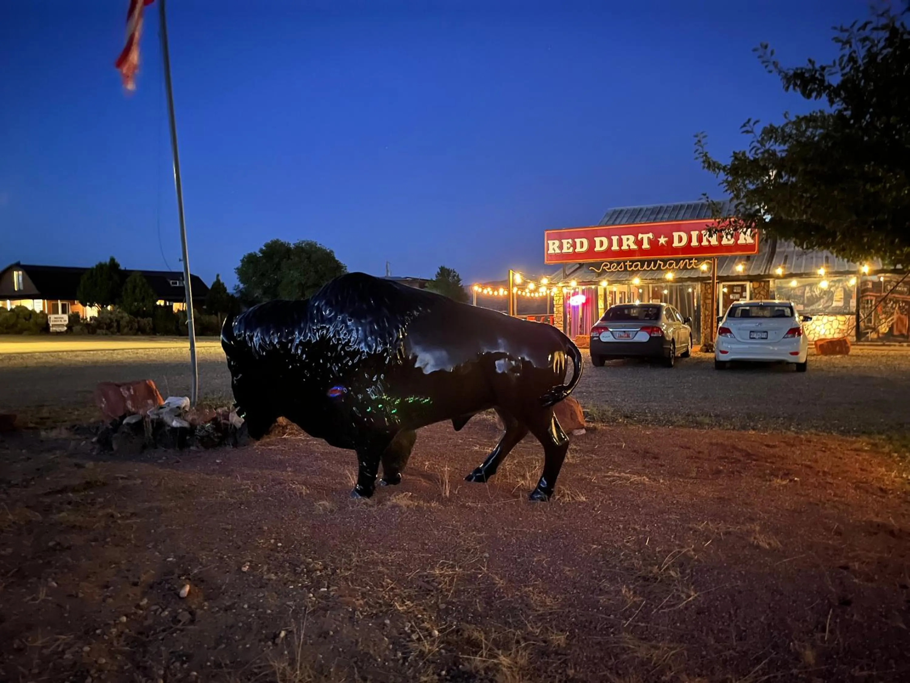 Restaurant/places to eat in The Riverside Ranch Motel and RV Park Southern Utah