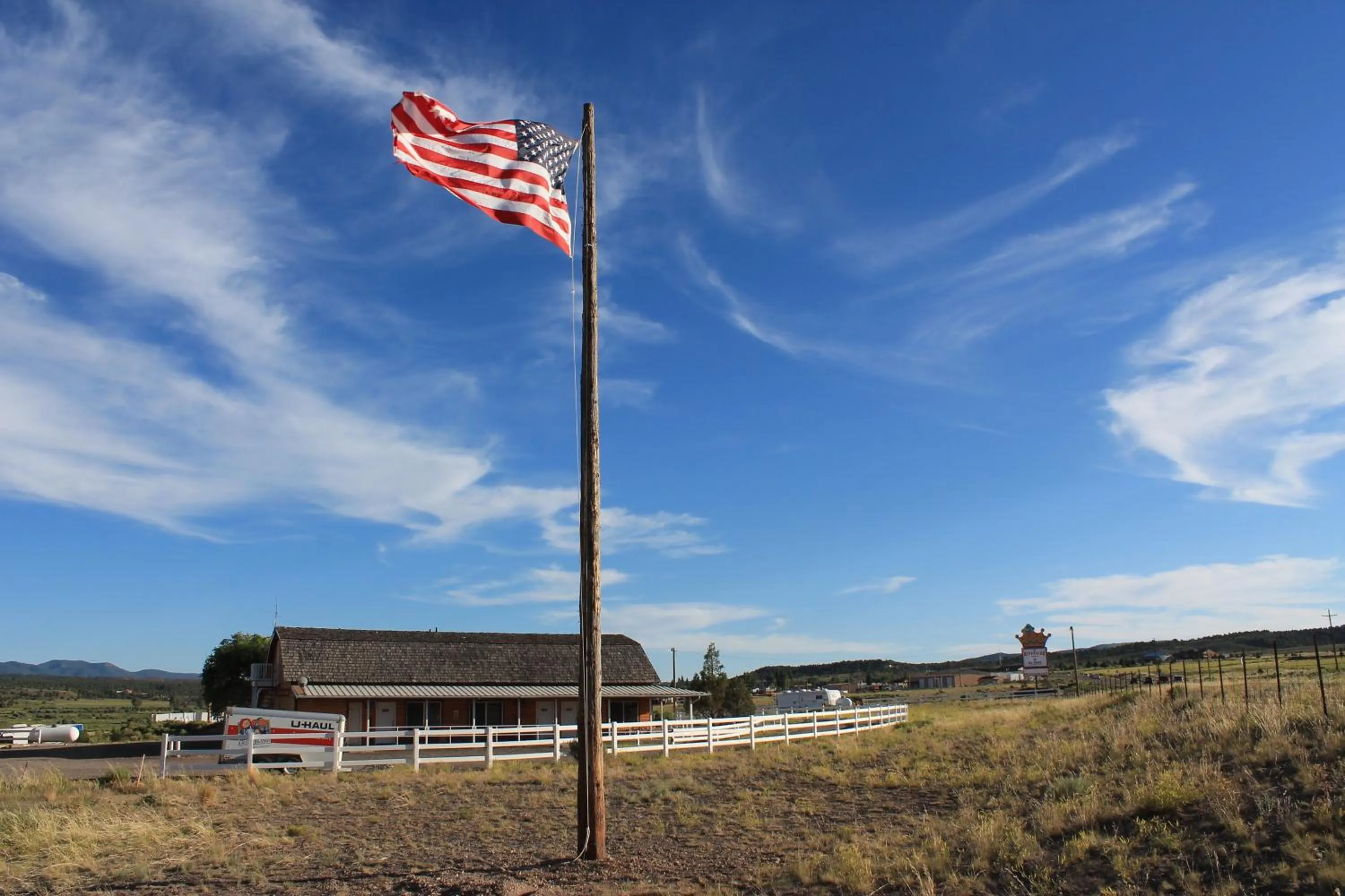 Property building in The Riverside Ranch Motel and RV Park Southern Utah