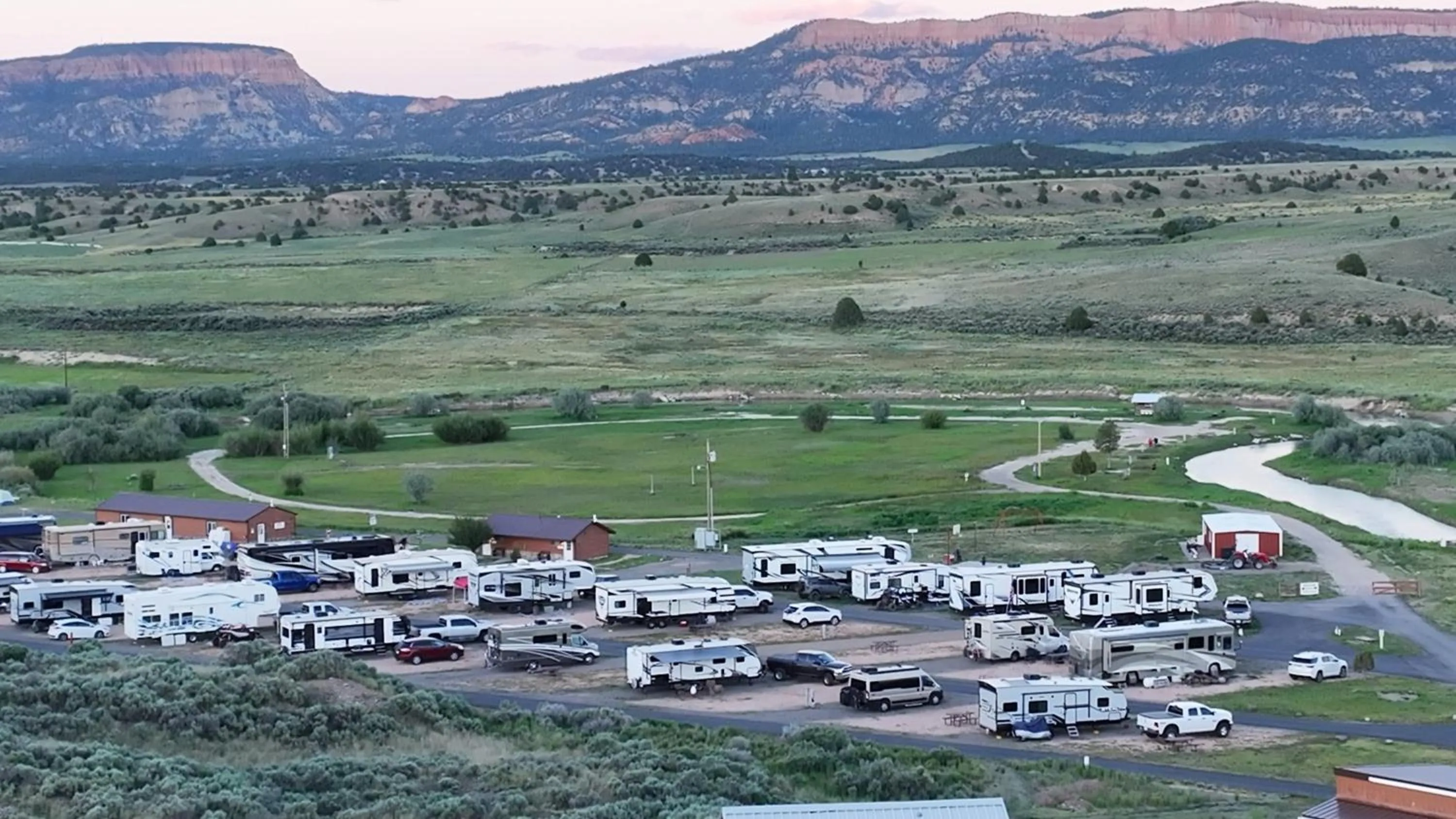 Bird's eye view in The Riverside Ranch Motel and RV Park Southern Utah