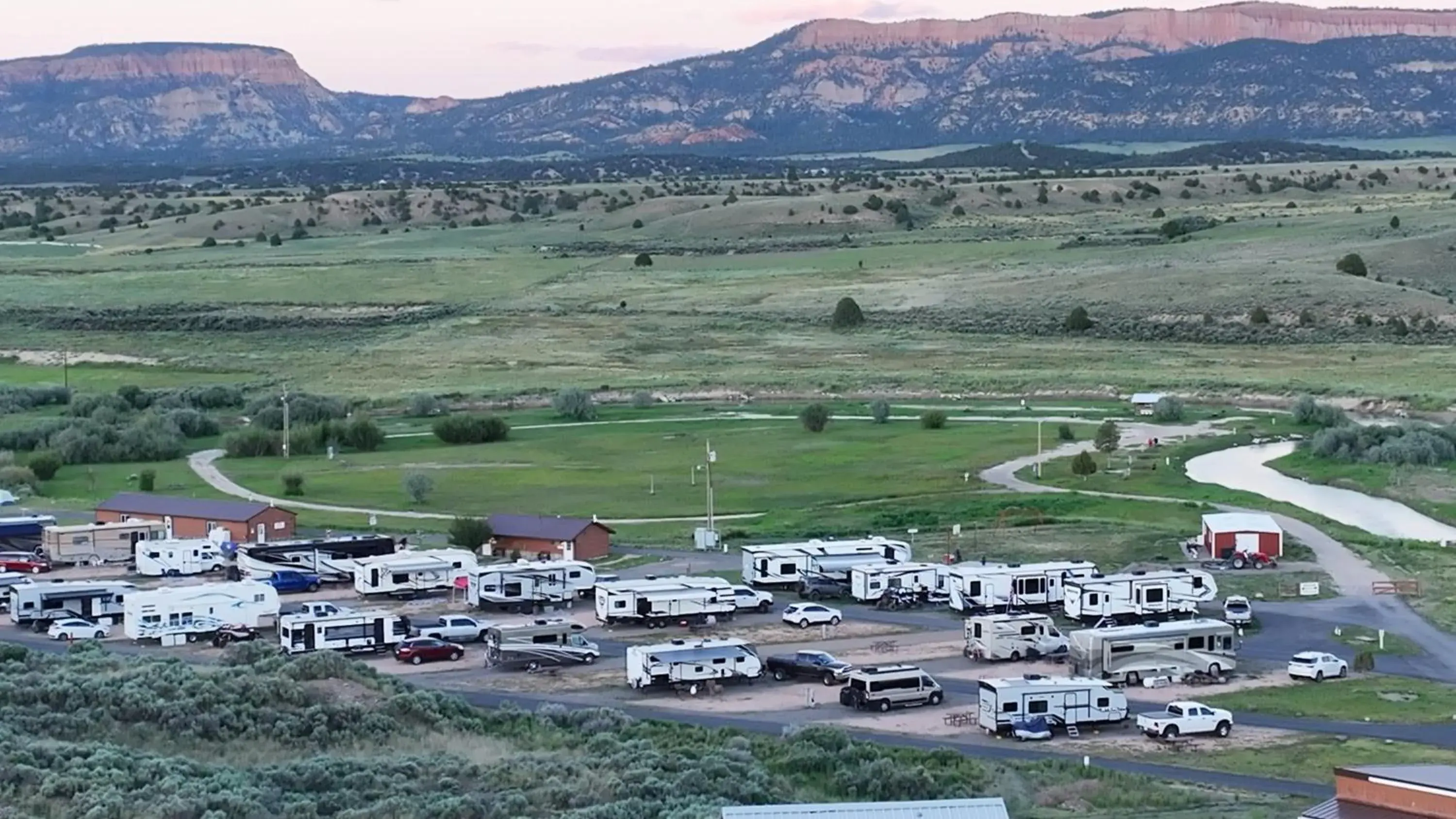 Bird's eye view in The Riverside Ranch Motel and RV Park Southern Utah Bird's eye view in The Riverside Ranch Motel and RV Park Southern Utah