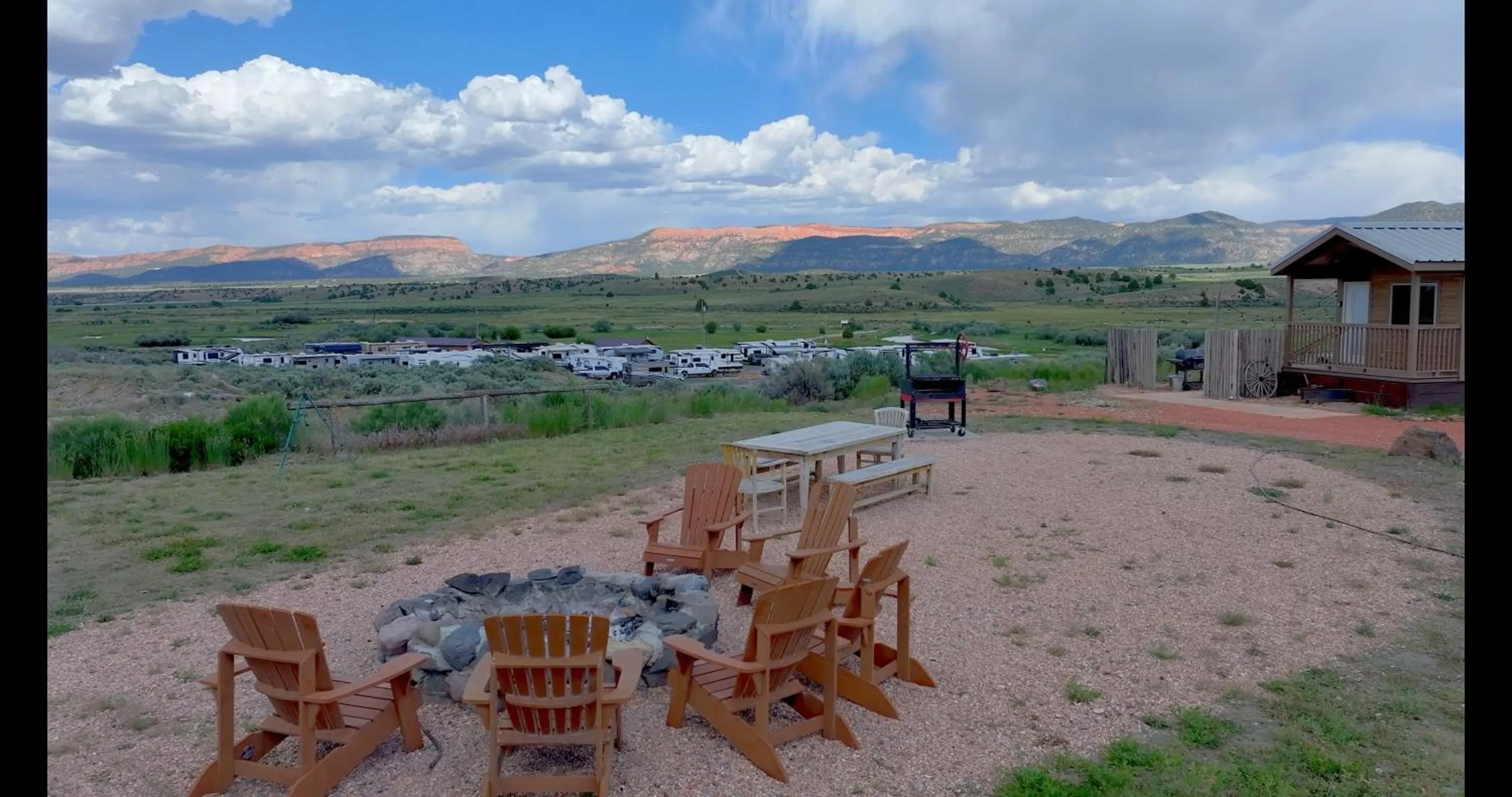 BBQ facilities in The Riverside Ranch Motel and RV Park Southern Utah