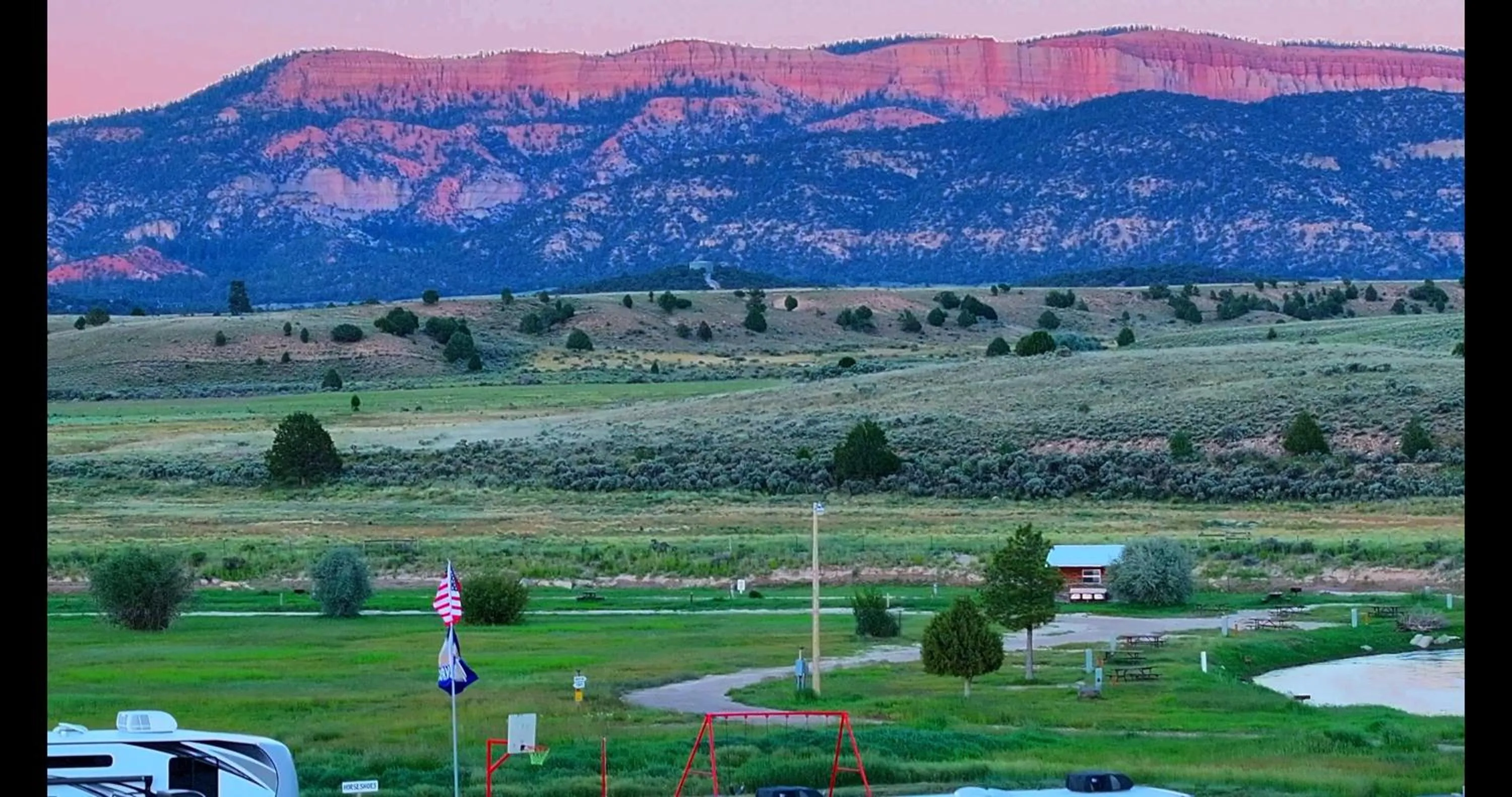 View (from property/room) in The Riverside Ranch Motel and RV Park Southern Utah