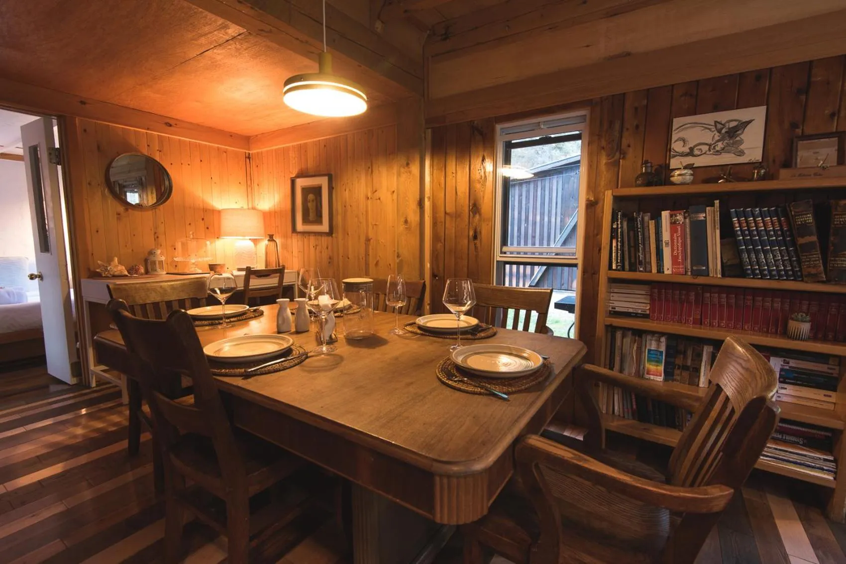 Dining area in Au Sommet du Fjord