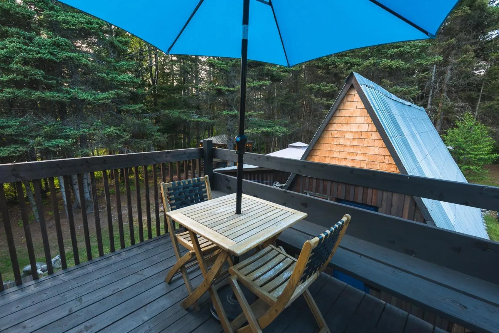 Patio in Au Sommet du Fjord