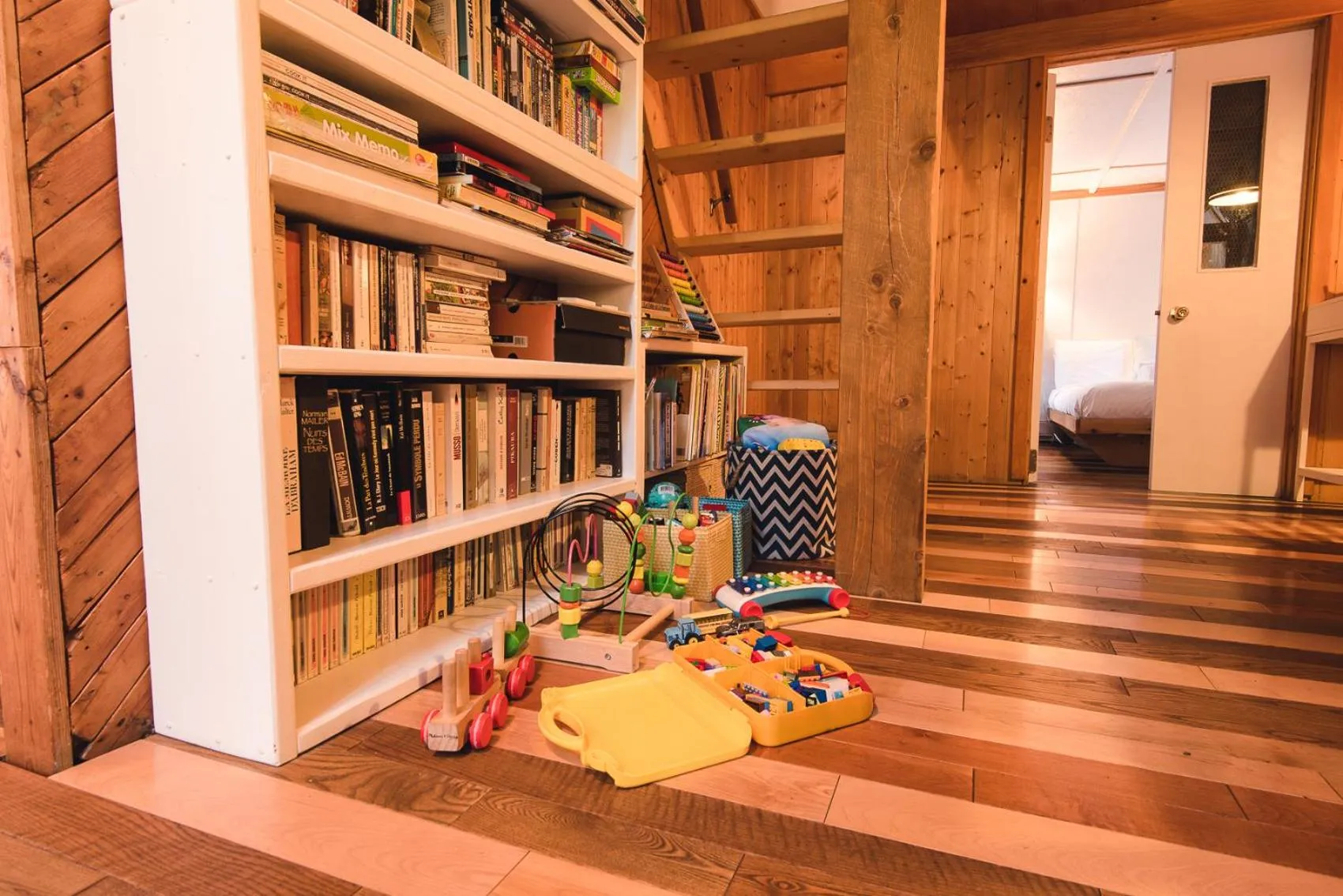 Children play ground in Au Sommet du Fjord