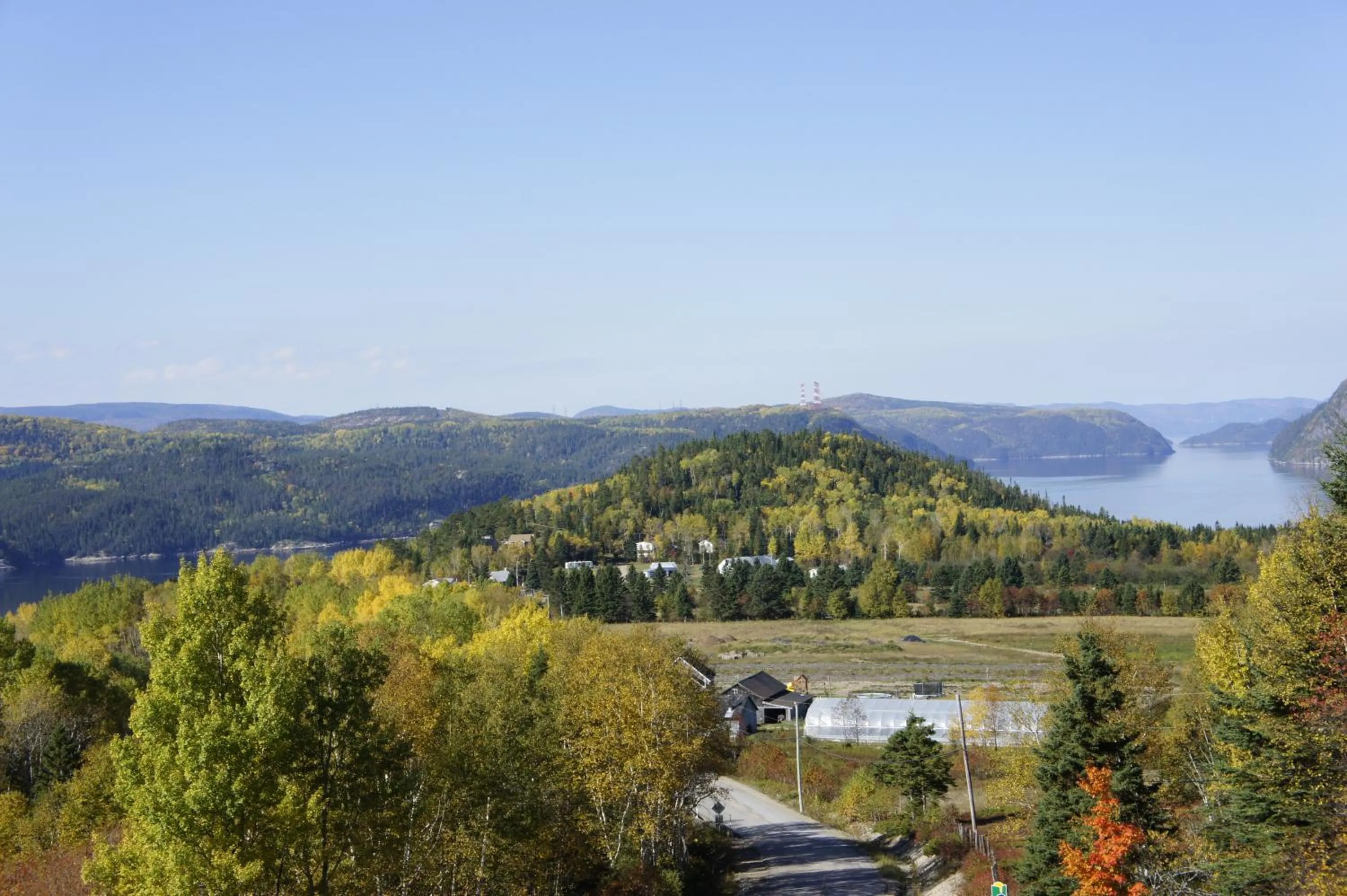 Bird's eye view in Au Sommet du Fjord