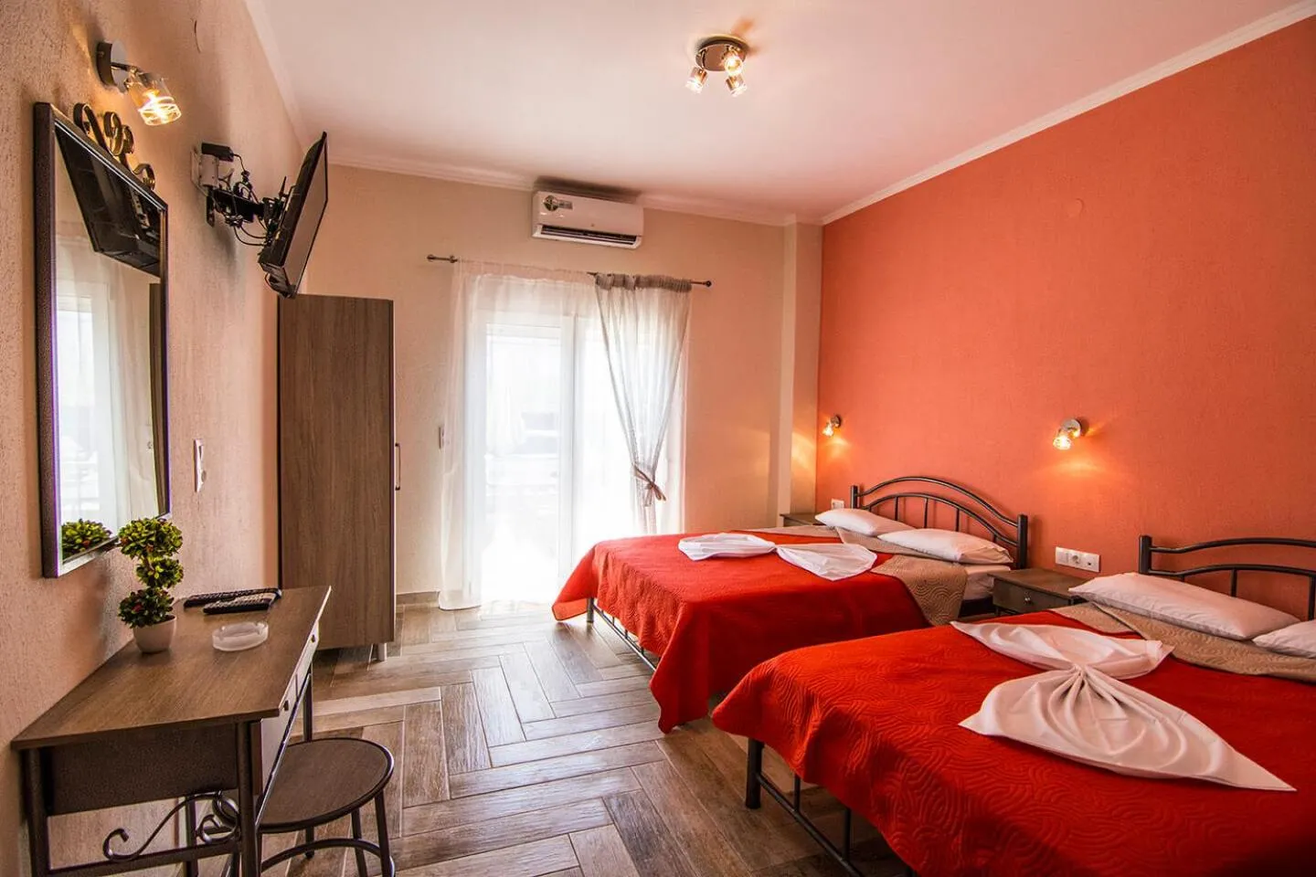 Bed in Christodoulos Eleftheria House