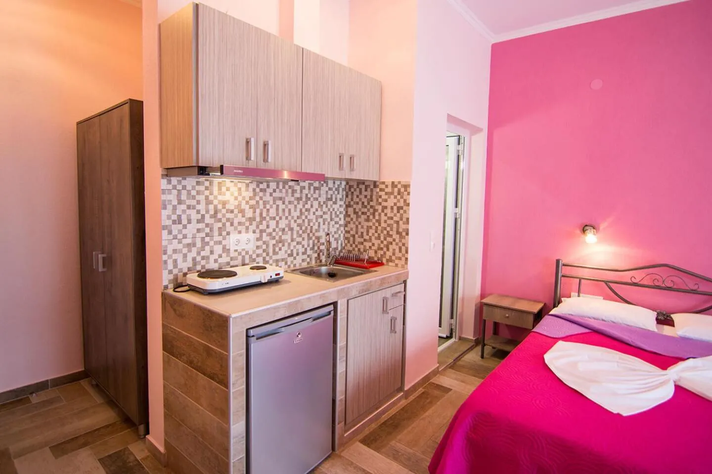 Bed in Christodoulos Eleftheria House