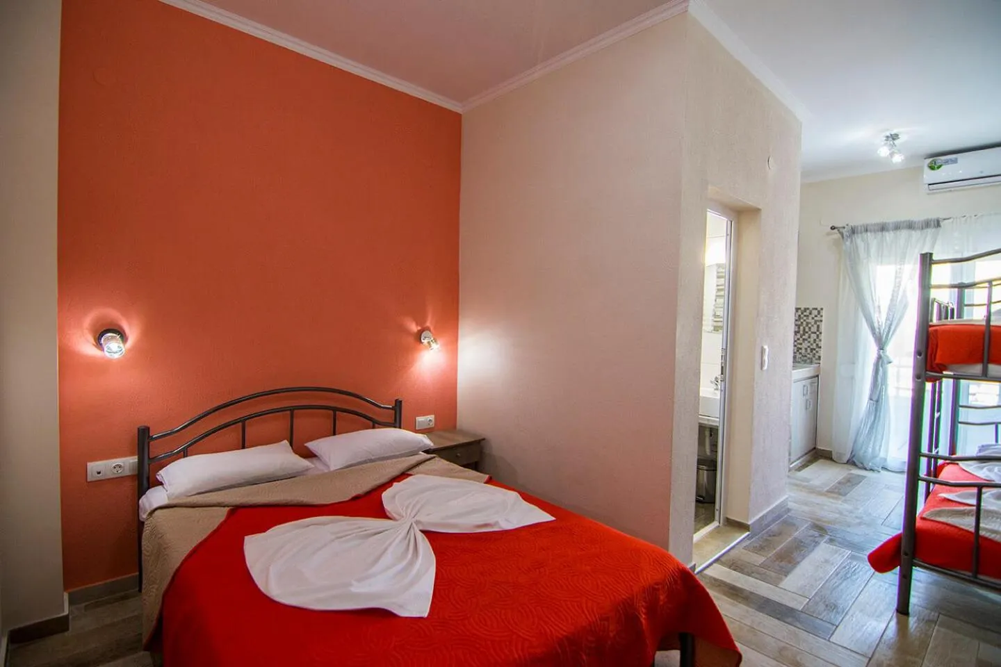 Bed in Christodoulos Eleftheria House