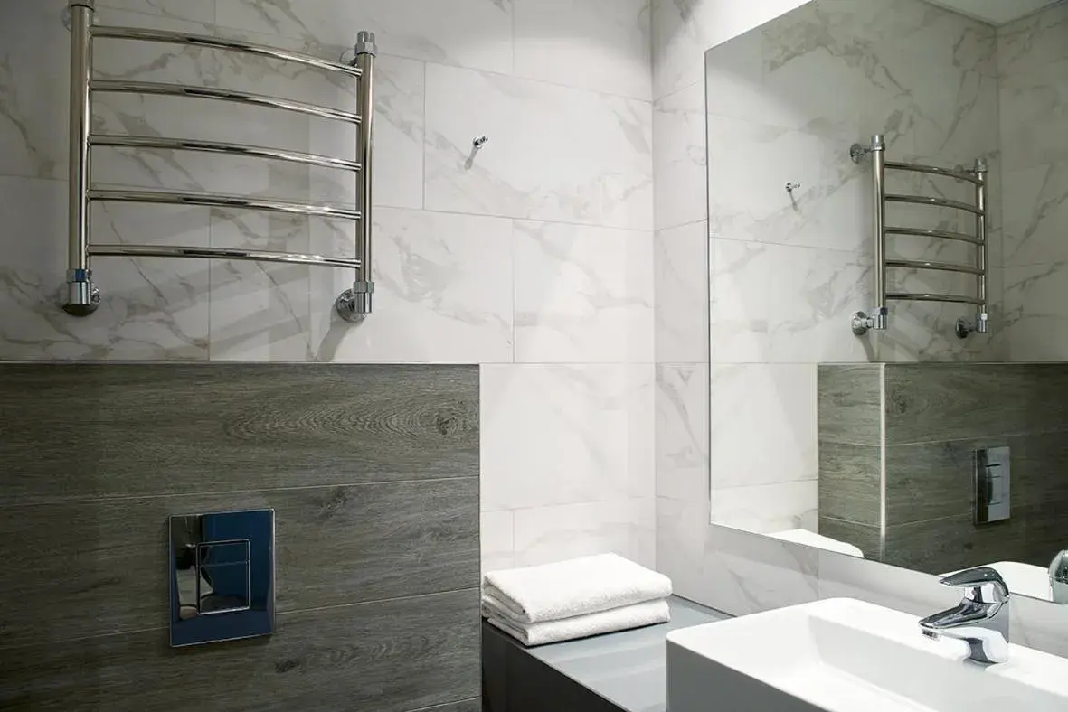 Bathroom in Tallink City Hotel Bathroom in Tallink City Hotel