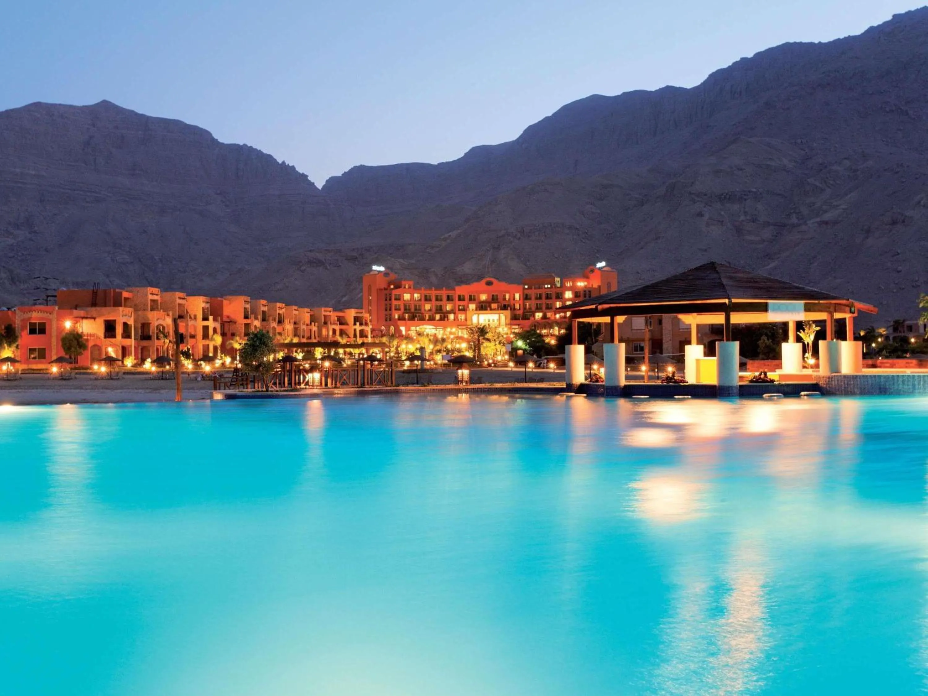 Pool view in Mövenpick Resort El Sokhna