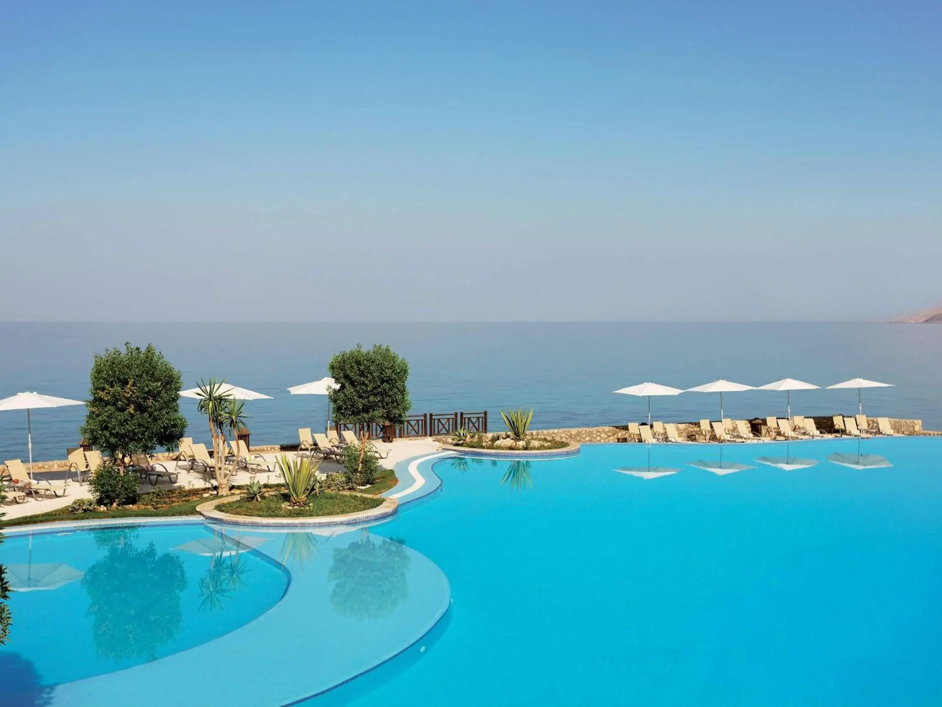 Pool view in Mövenpick Resort El Sokhna Pool view in Mövenpick Resort El Sokhna