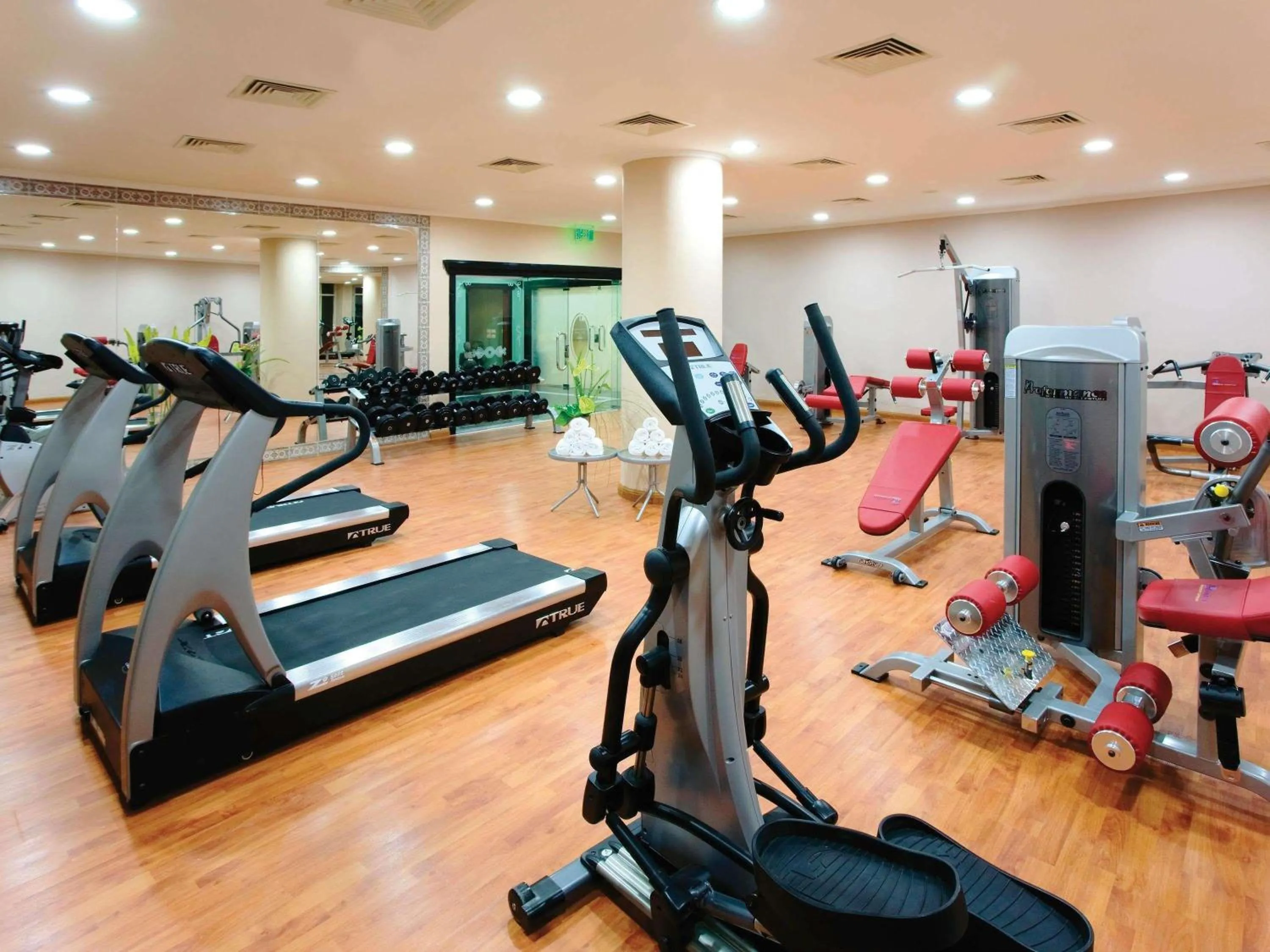 Fitness centre/facilities in Mövenpick Resort El Sokhna
