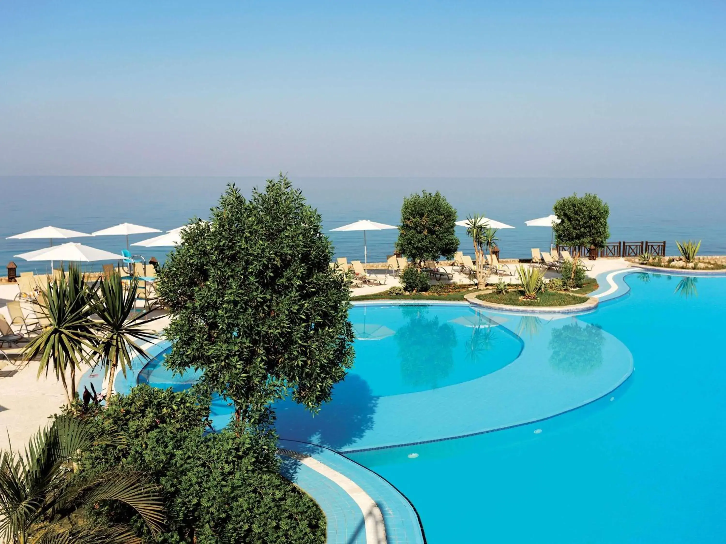 Pool view in Mövenpick Resort El Sokhna Pool view in Mövenpick Resort El Sokhna