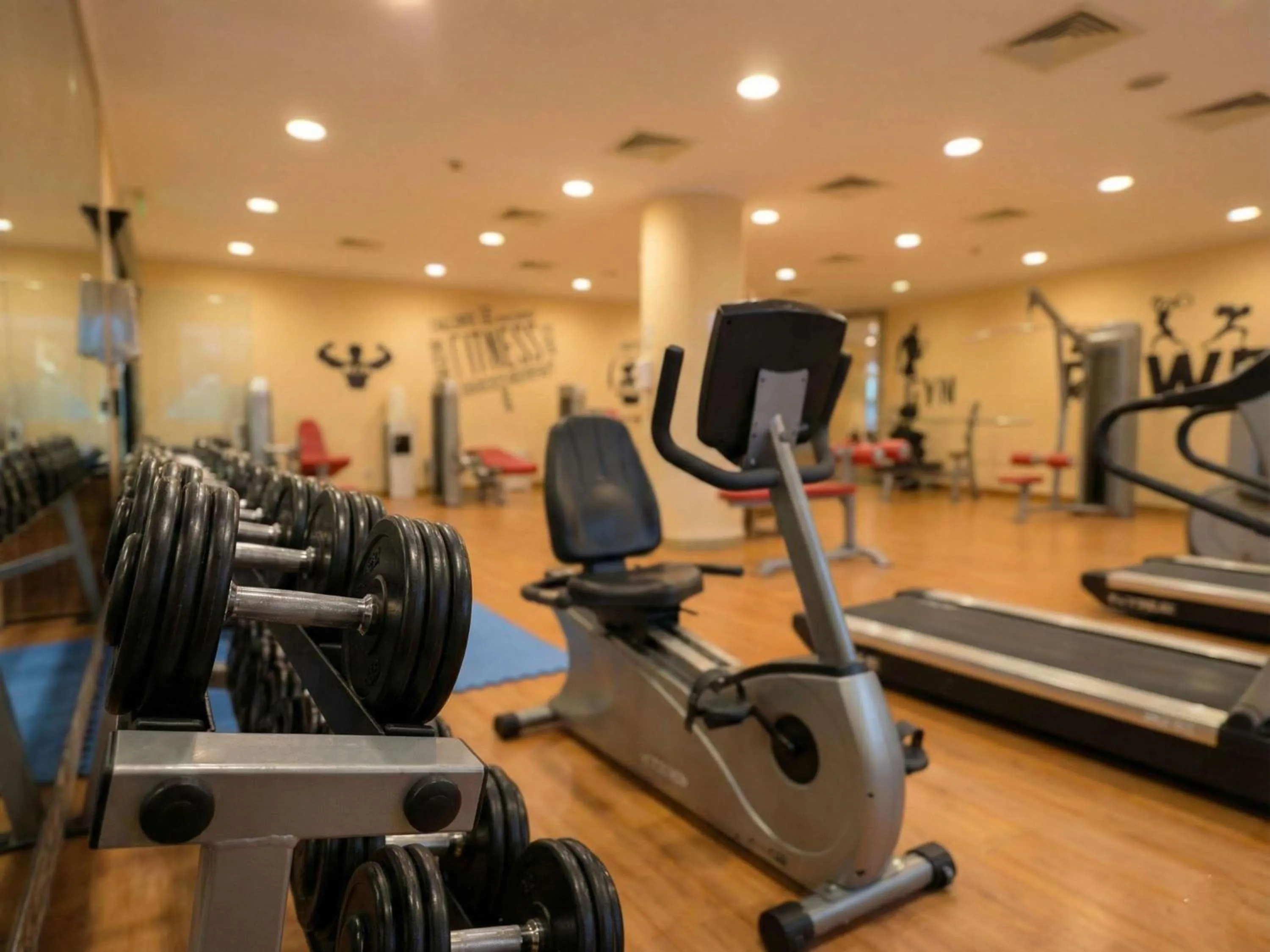 Fitness centre/facilities in Mövenpick Resort El Sokhna