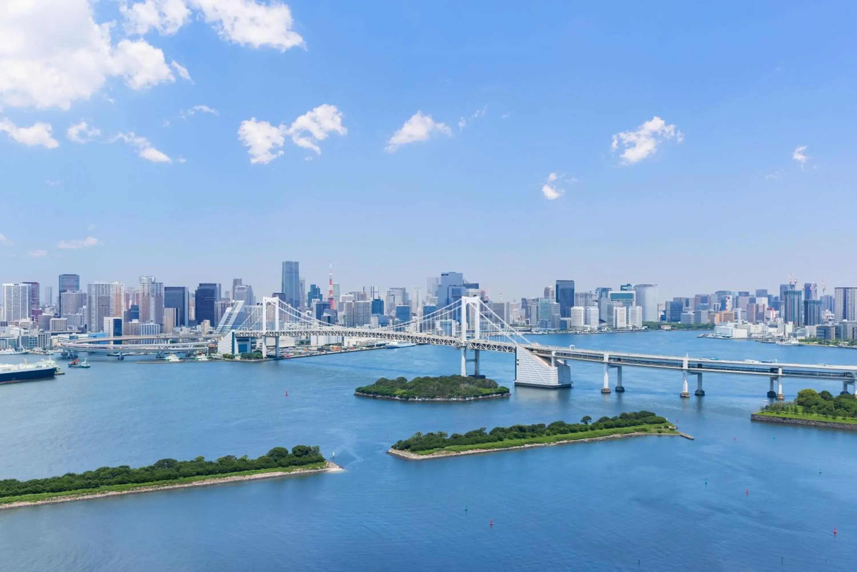 Sea view in Grand Nikko Tokyo Daiba Sea view in Grand Nikko Tokyo Daiba