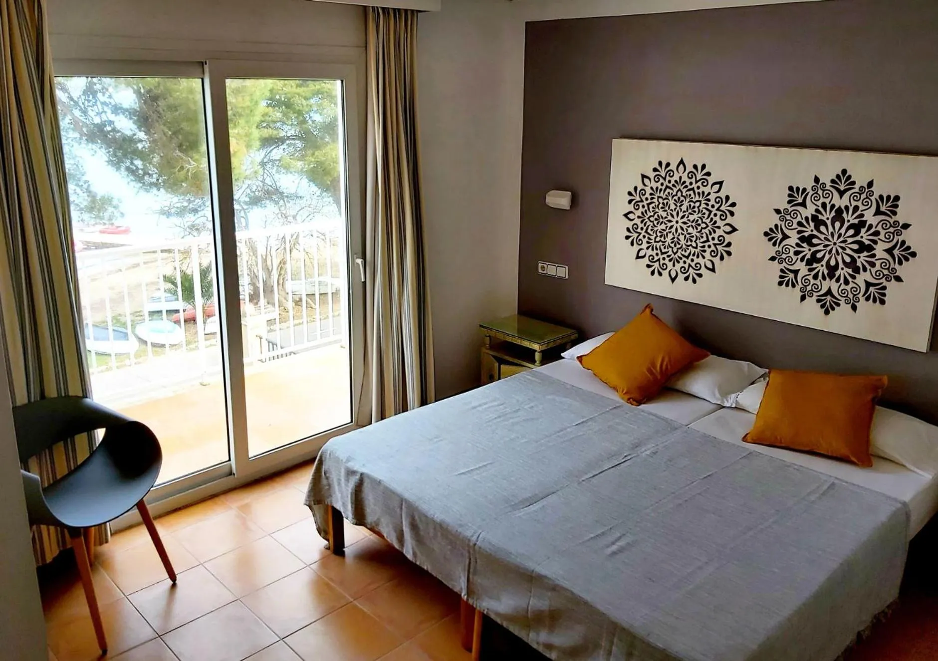 Balcony/Terrace in Hostal Bahía Azul