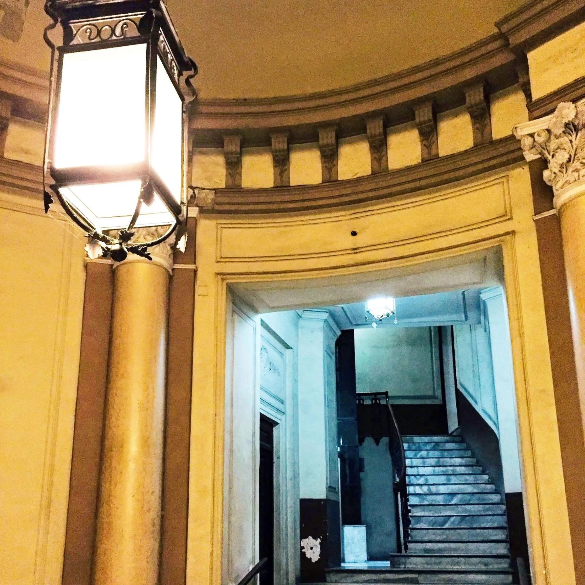 Decorative detail in Domus Alma