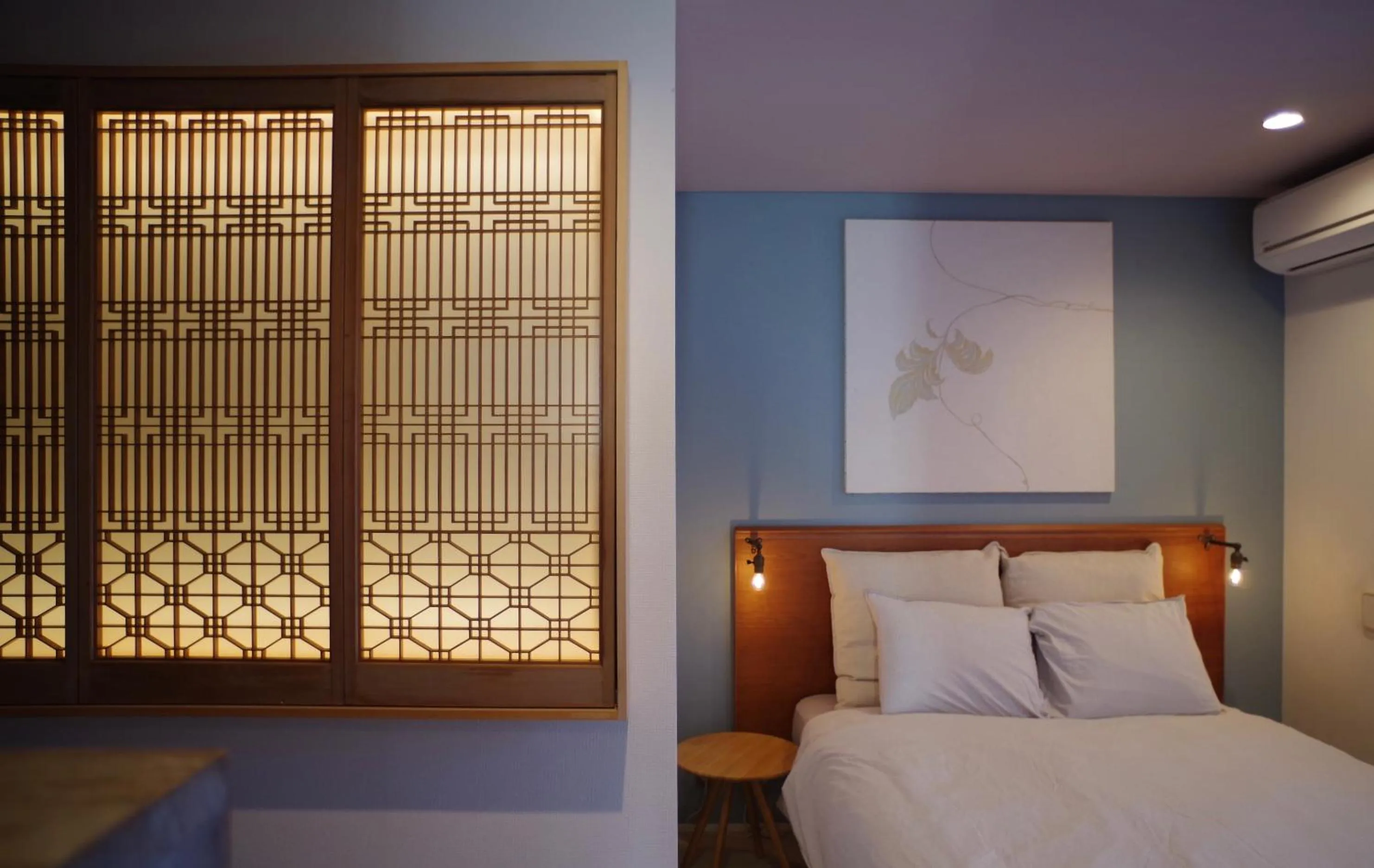 Bed in Sango Katase Guest Rooms