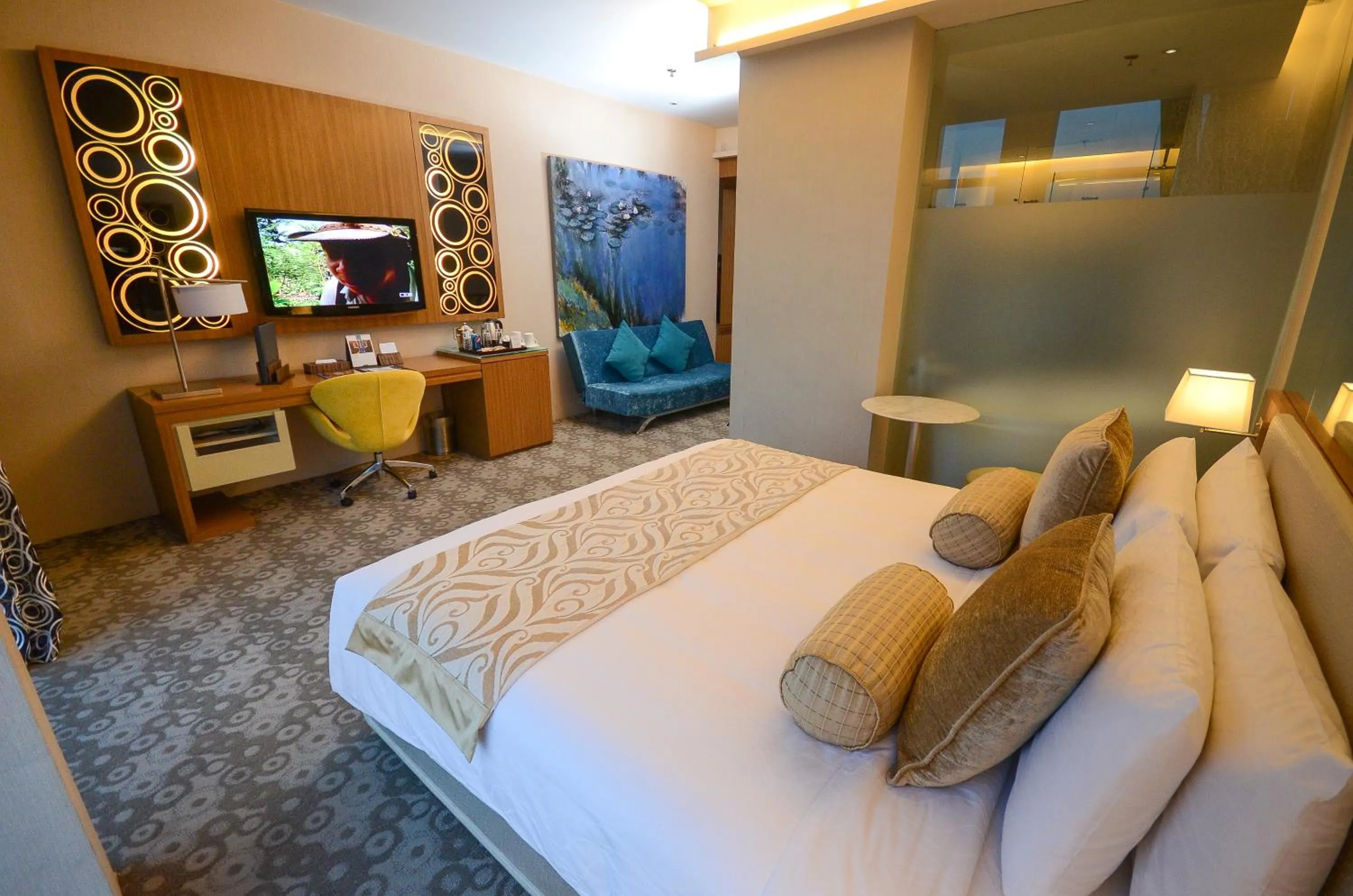 Decorative detail, Bed in Hotel H2O