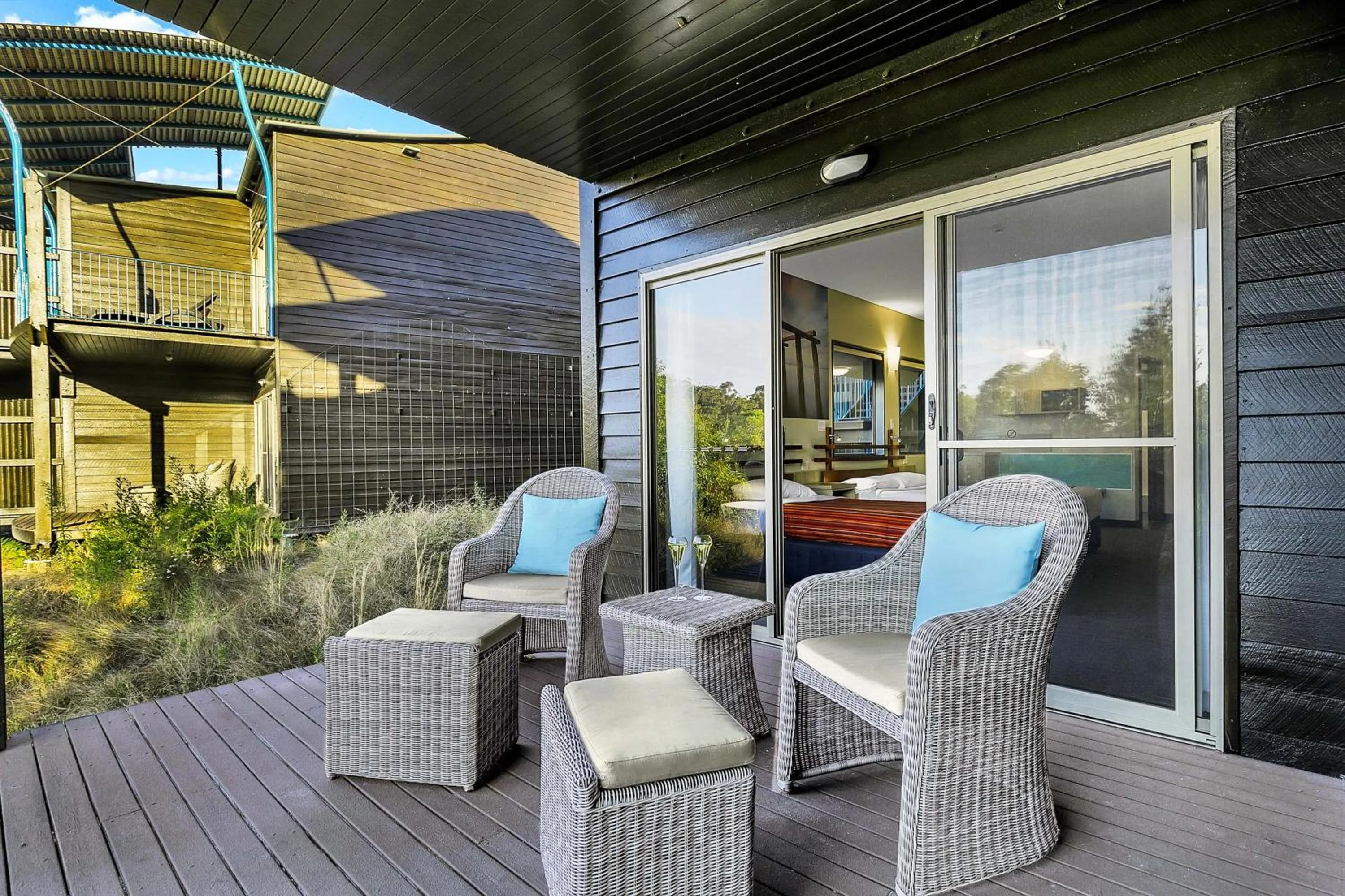 Patio in Kingfisher Bay Resort