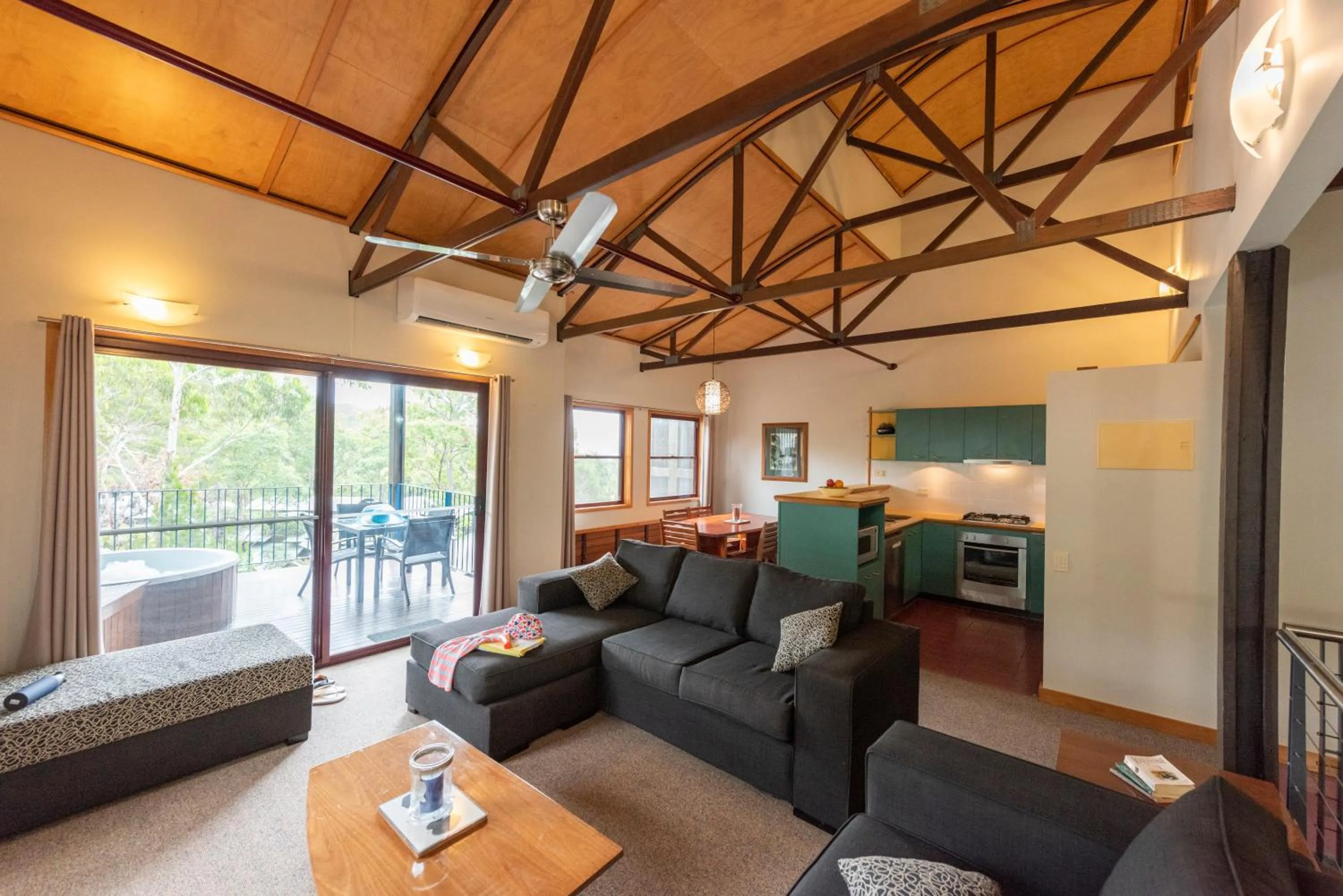 Living room in Kingfisher Bay Resort