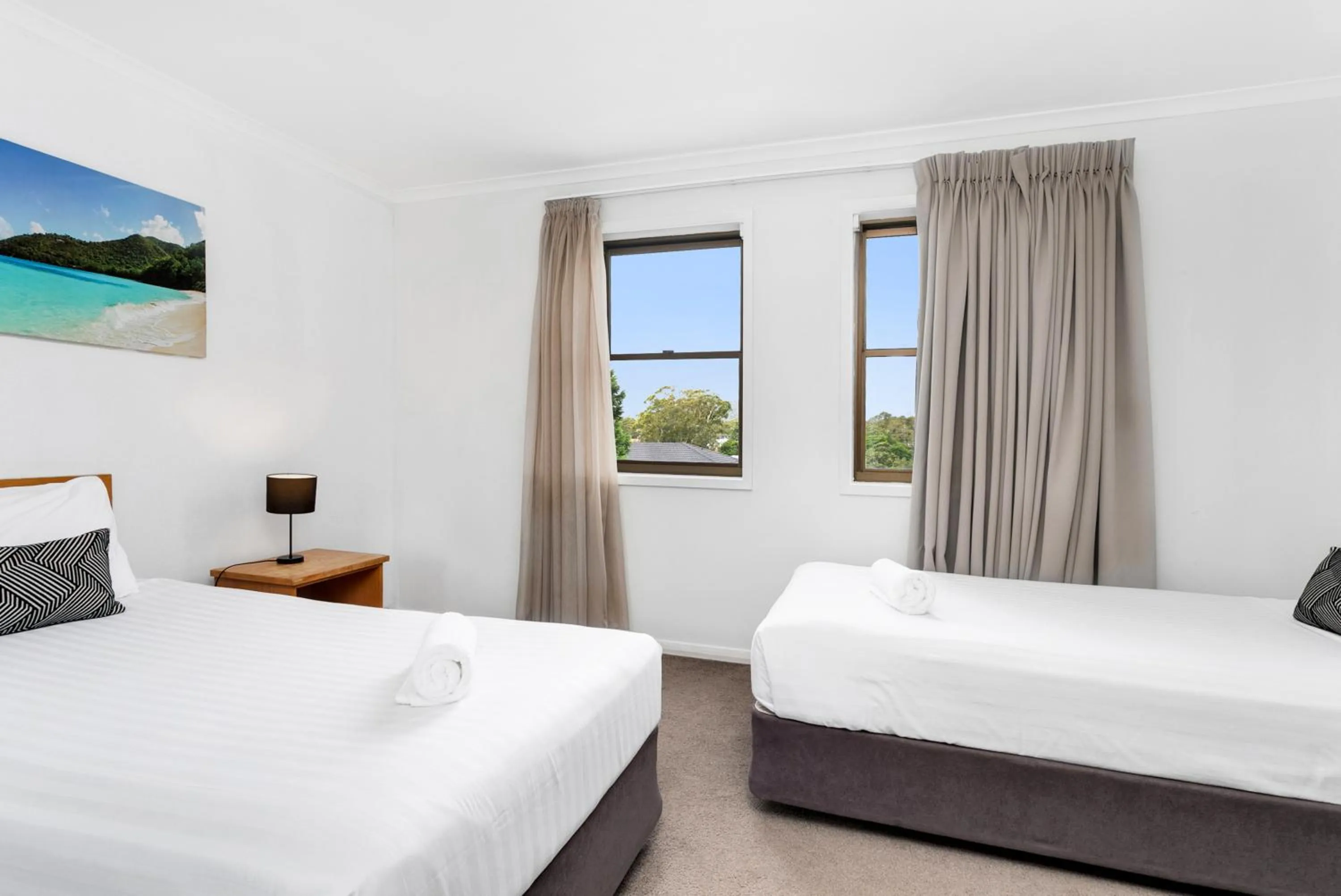 Photo of the whole room, Bed in Peninsula Nelson Bay Motel and Serviced Apartments