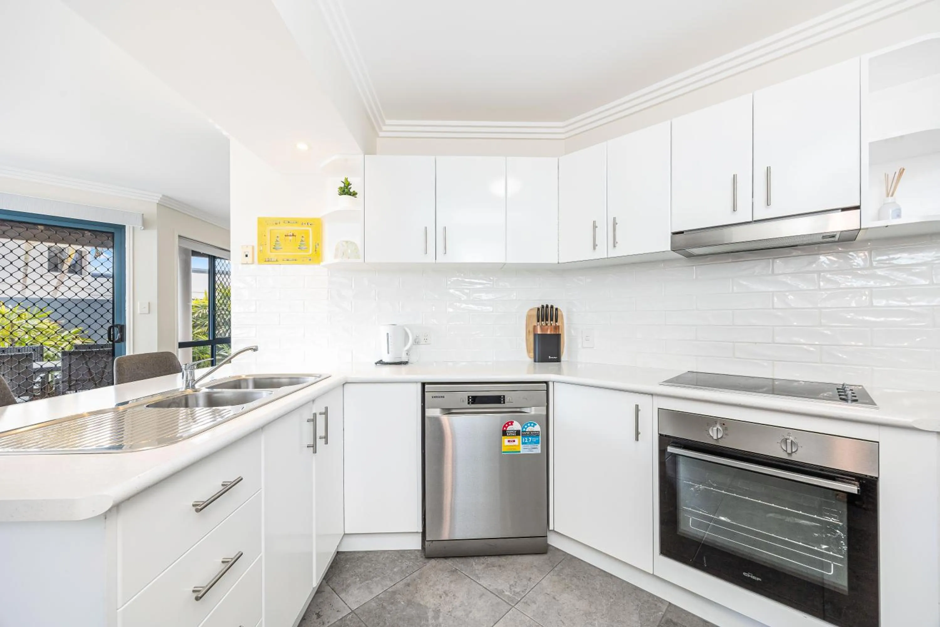 Kitchen or kitchenette in Grange Resort Hervey Bay