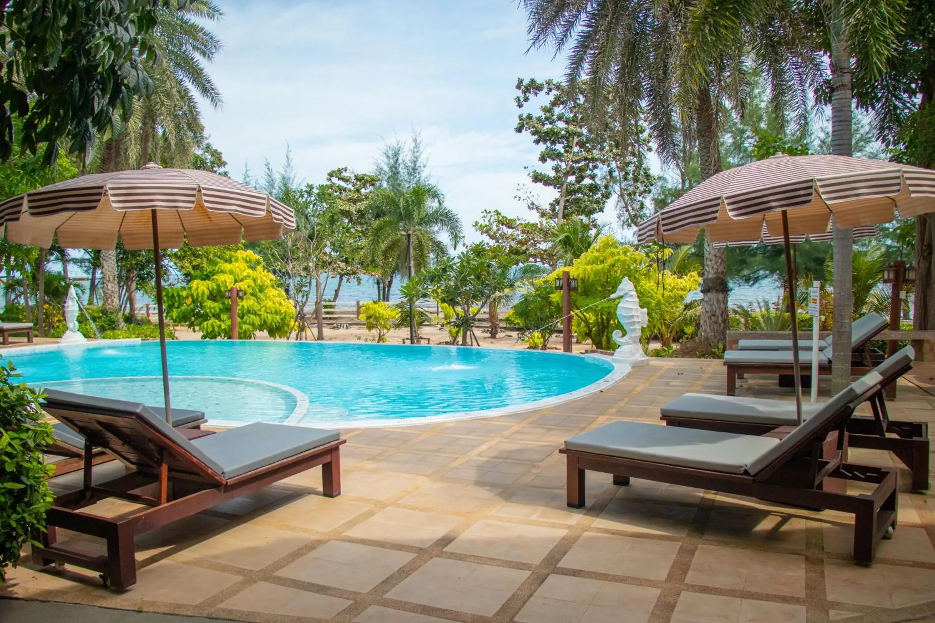 Pool view in Rocky Point Resort Pool view in Rocky Point Resort