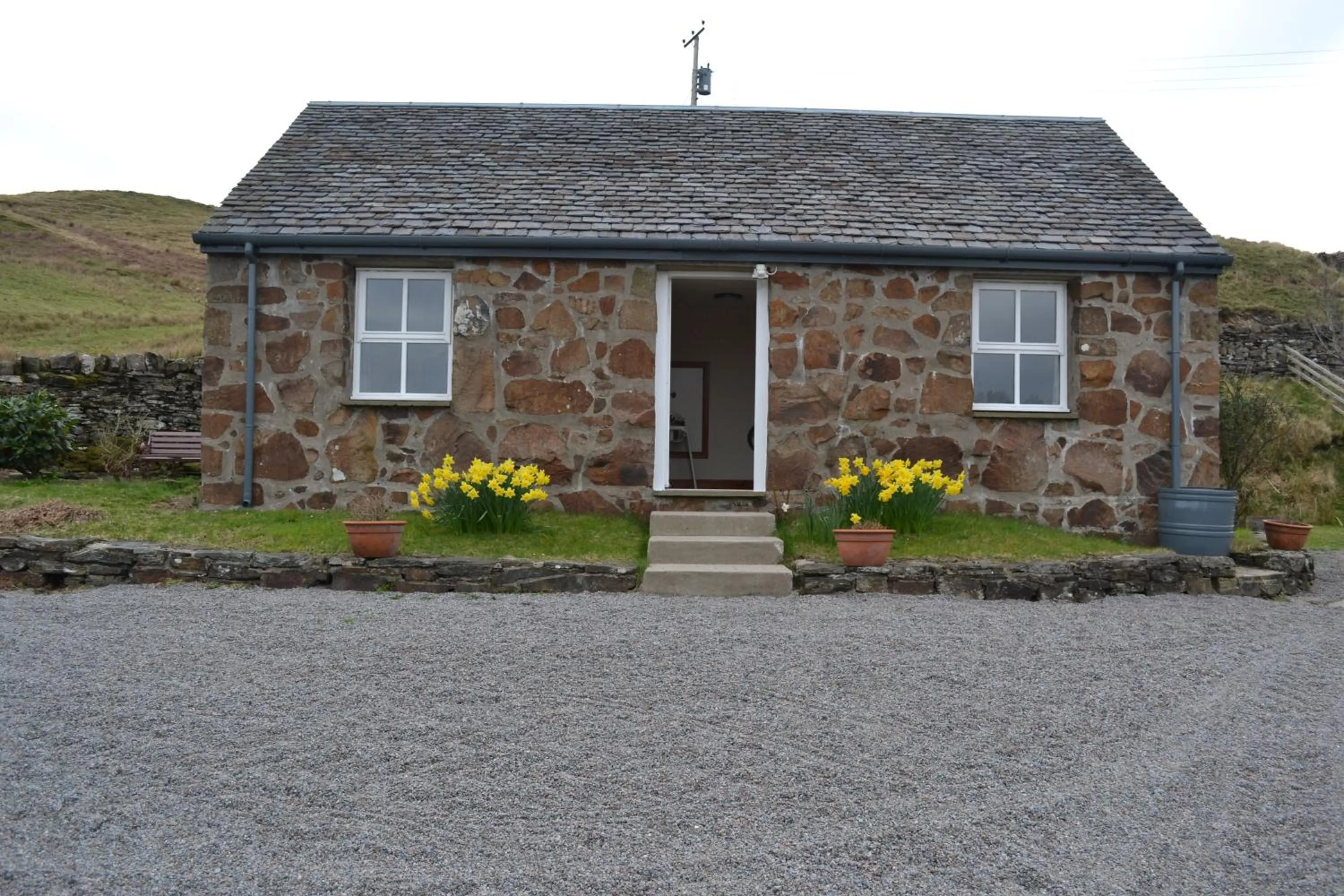 Facade/entrance in Oban Seil Farm The Bothy