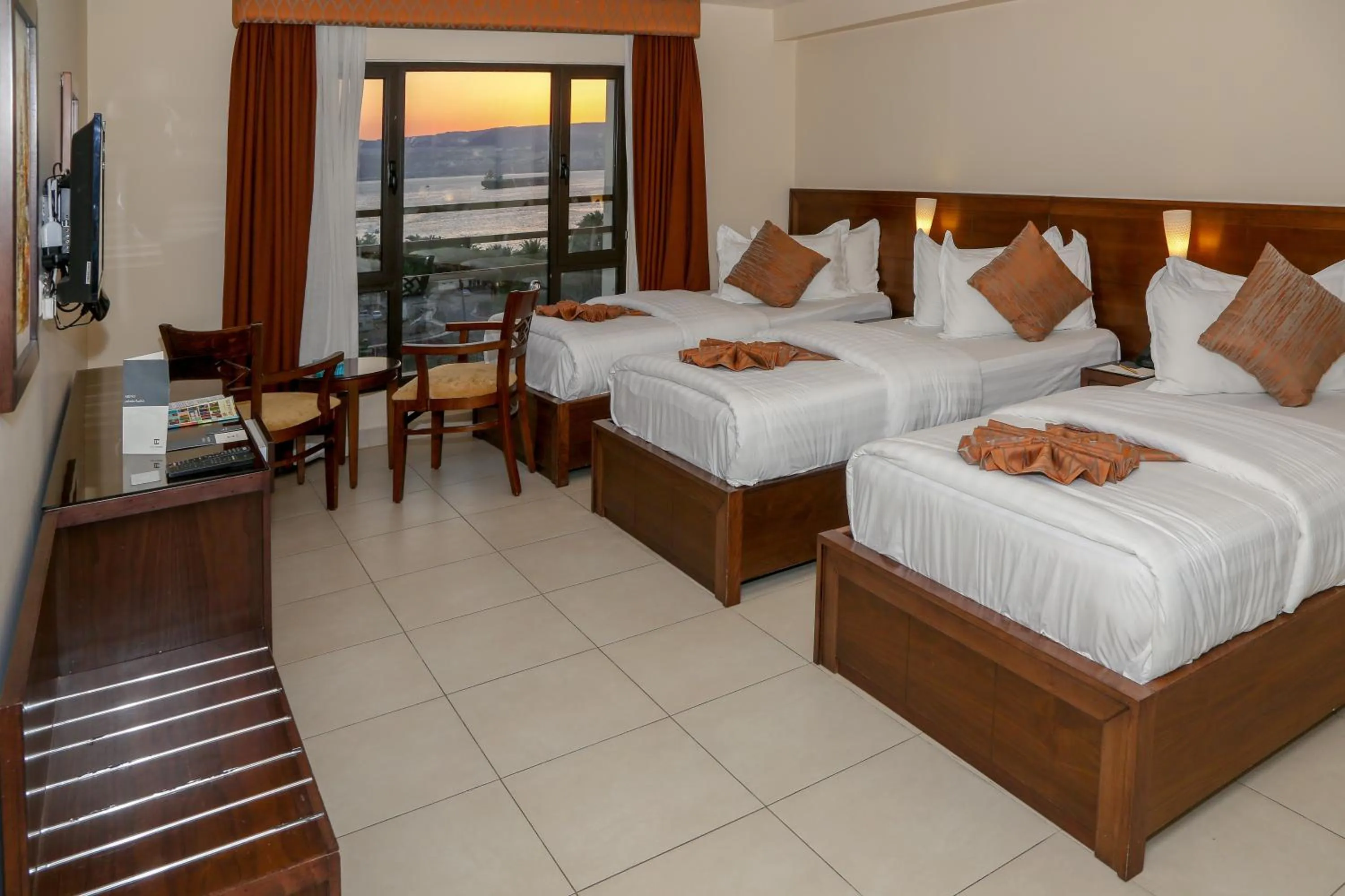 Bed in City Tower Hotel