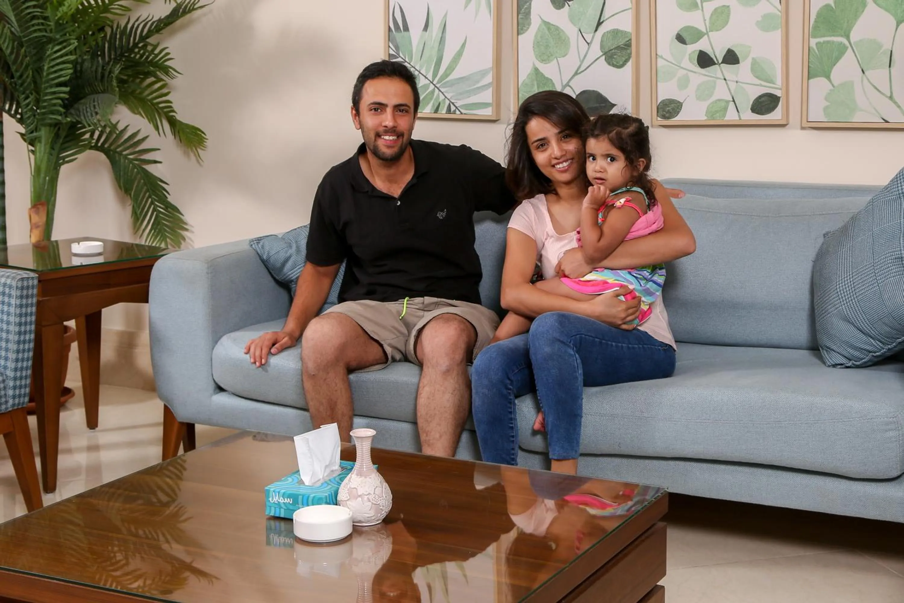 Family in City Tower Hotel